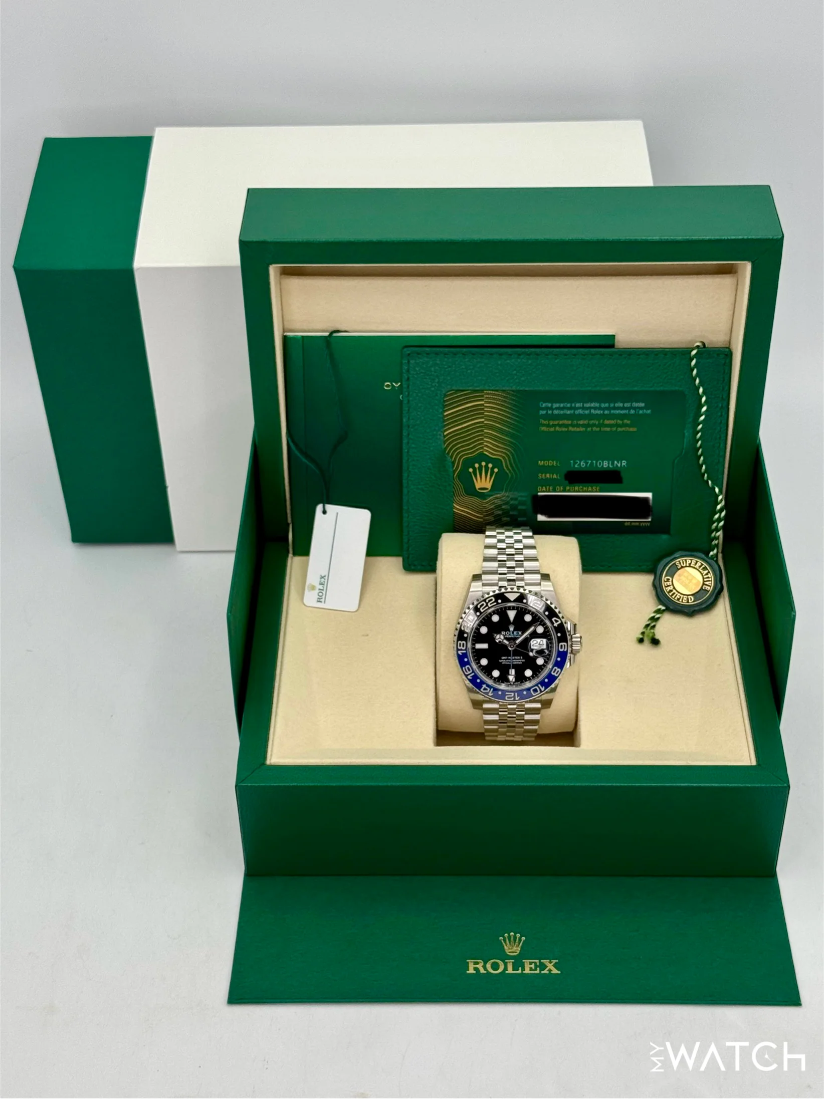 2025 Rolex GMT-Master II "Batgirl" 40mm 126710BLNR Jubilee - Image 9