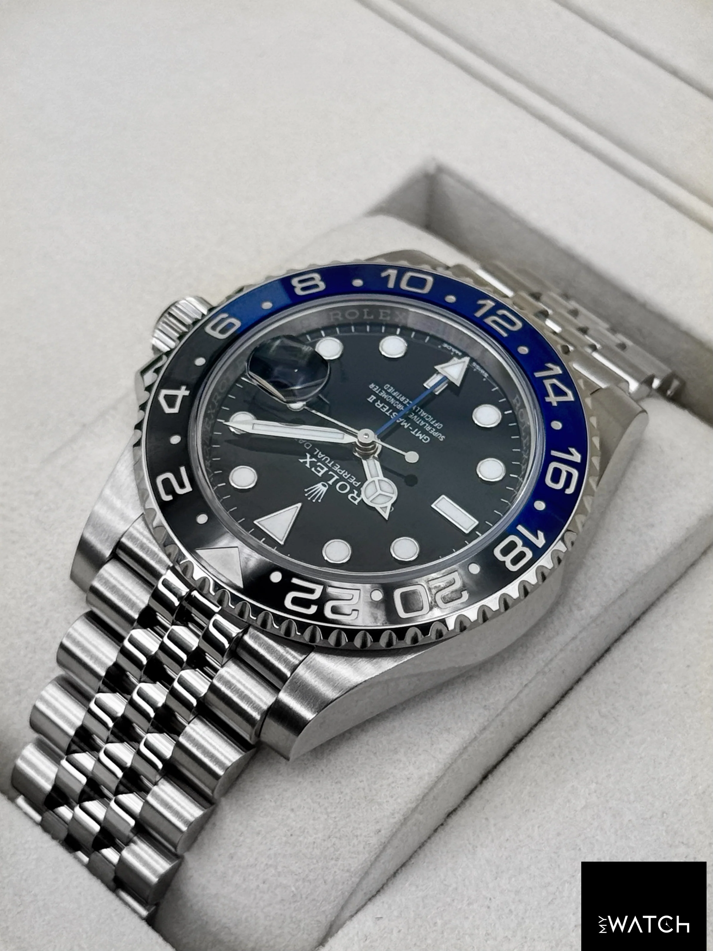 2025 Rolex GMT-Master II "Batgirl" 40mm 126710BLNR Jubilee - Image 7