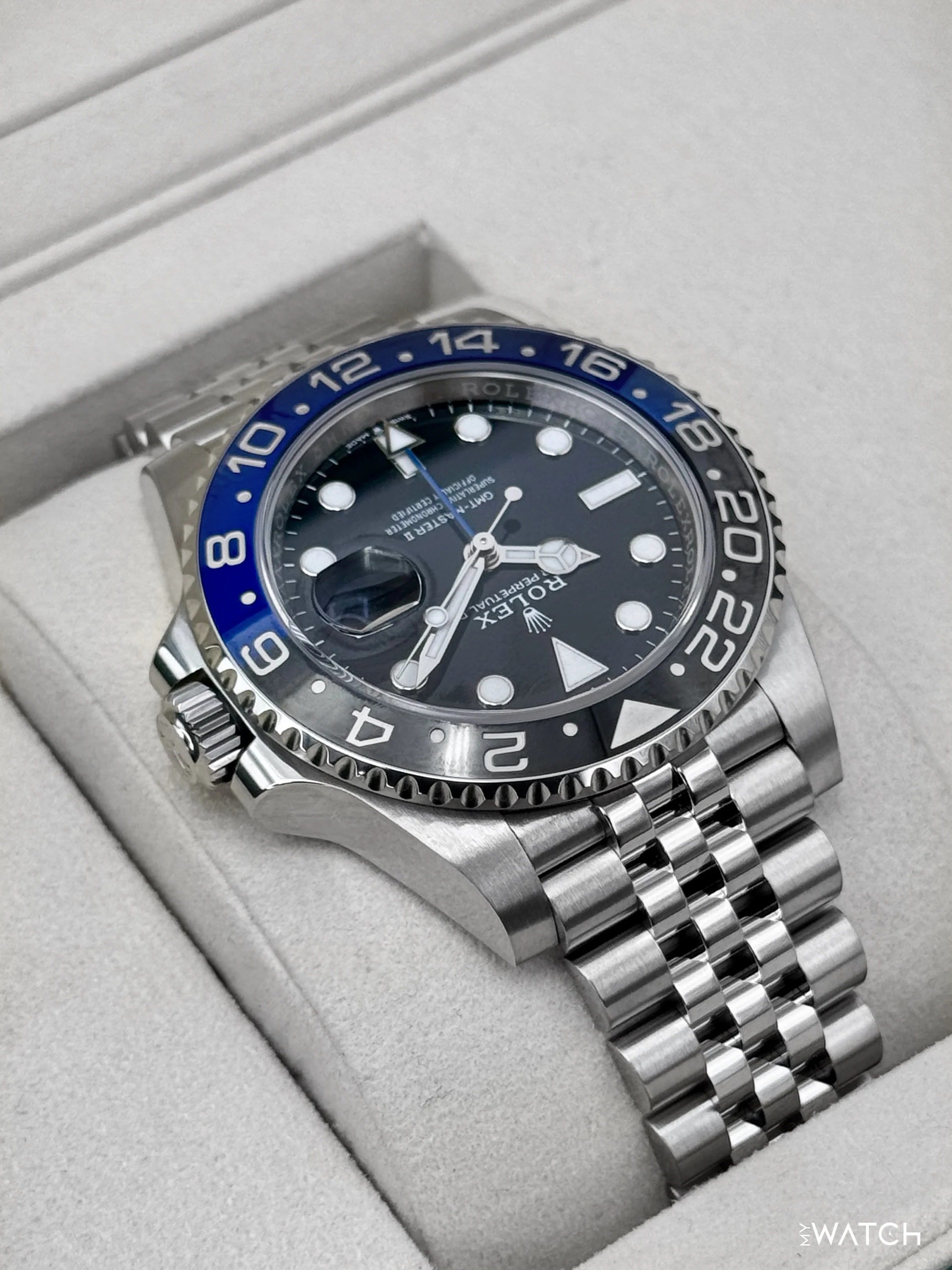 2025 Rolex GMT-Master II "Batgirl" 40mm 126710BLNR Jubilee - Image 8