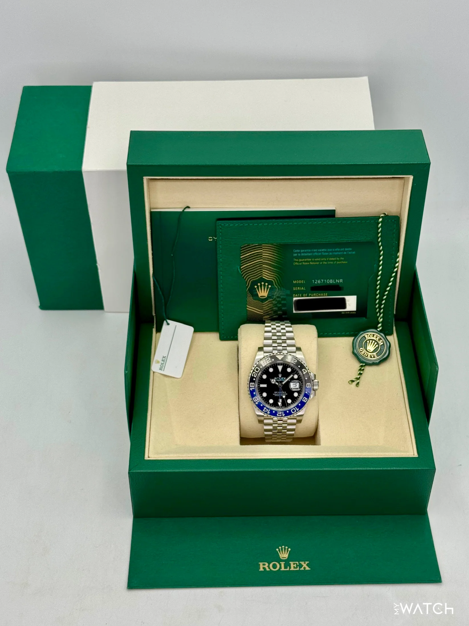 2025 Rolex GMT-Master II "Batgirl" 40mm 126710BLNR Jubilee - Image 9