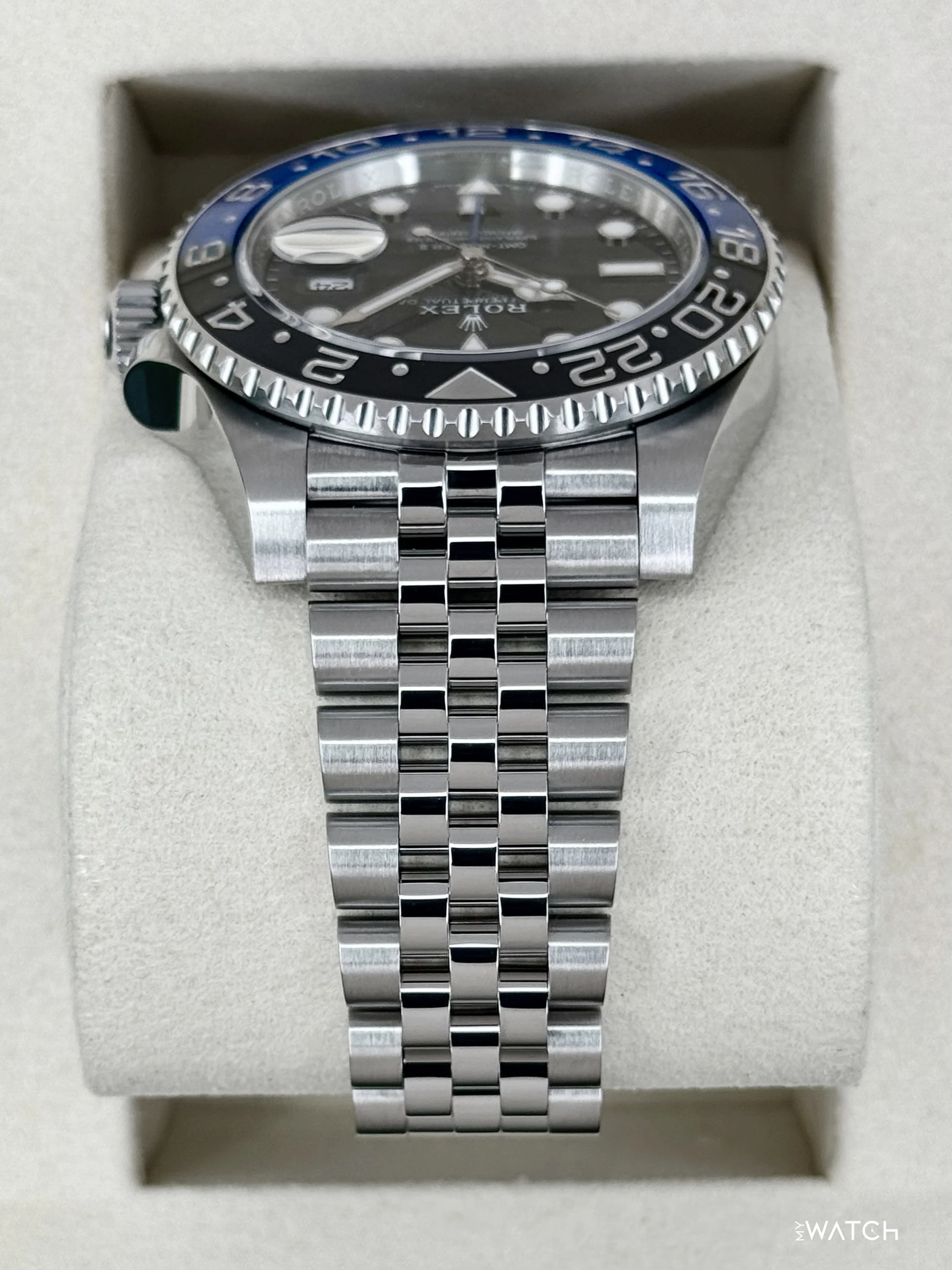 2025 Rolex GMT-Master II "Batgirl" 40mm 126710BLNR Jubilee - Image 4