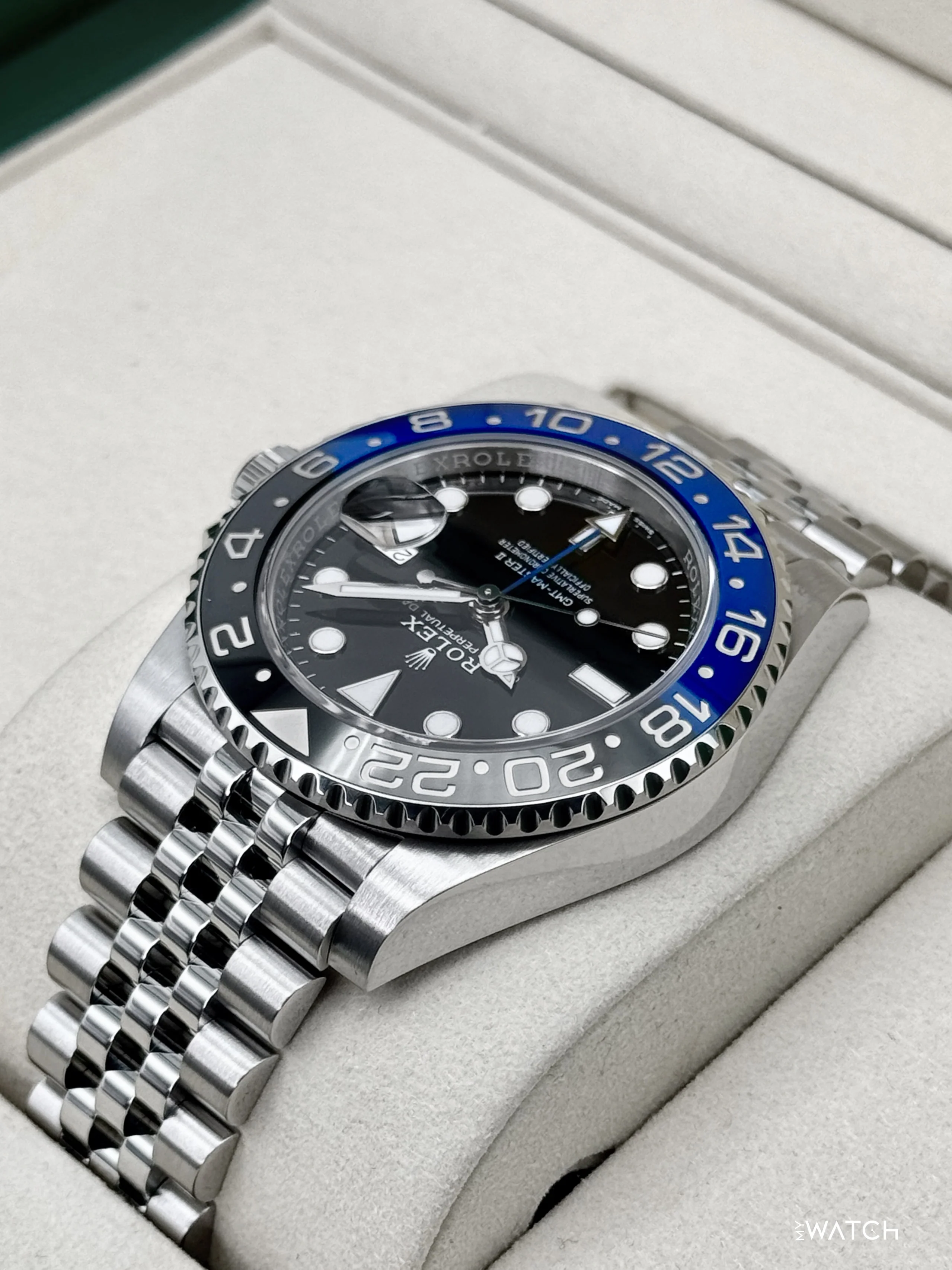 2025 Rolex GMT-Master II "Batgirl" 40mm 126710BLNR Jubilee - Image 7