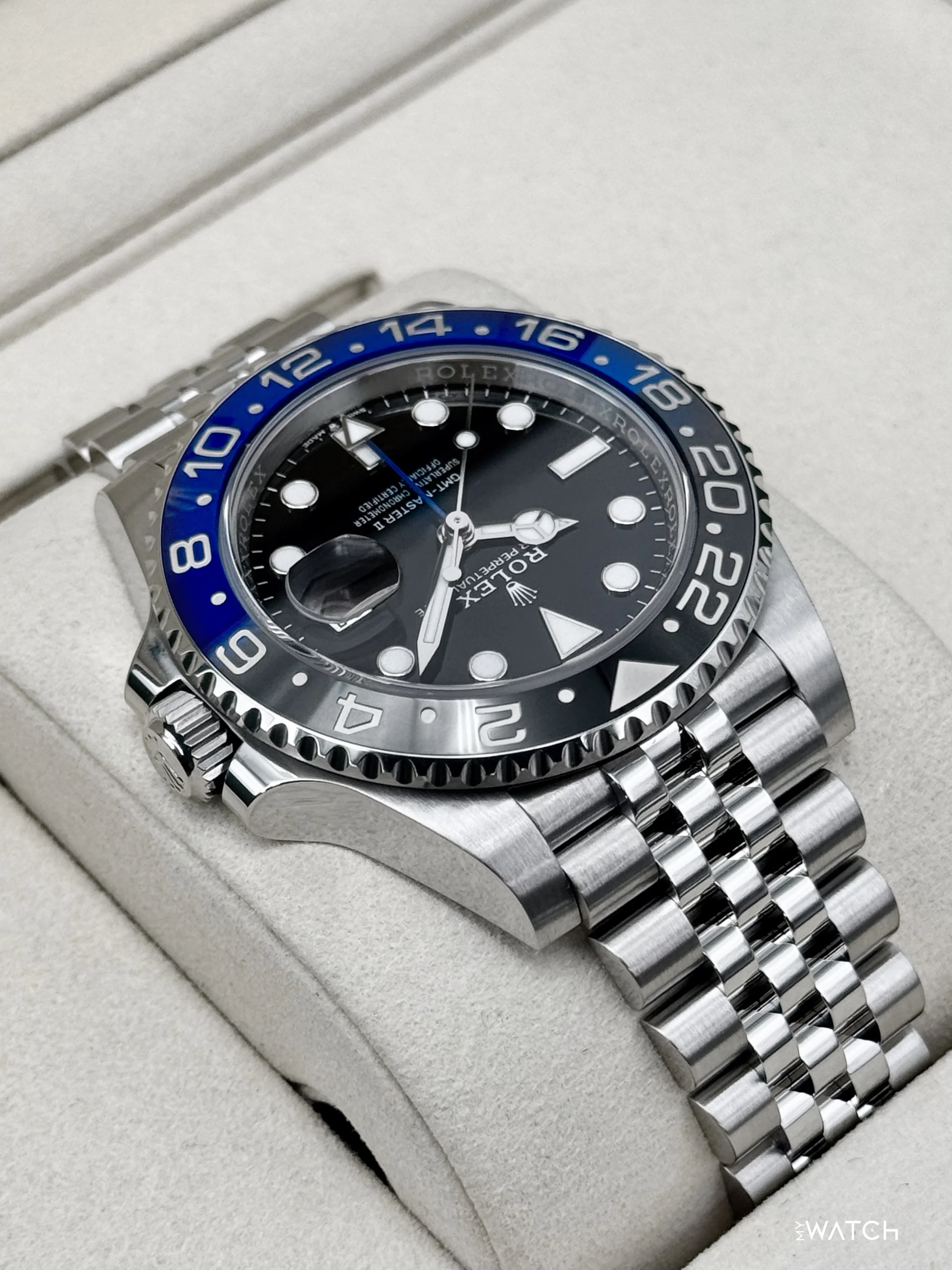2025 Rolex GMT-Master II "Batgirl" 40mm 126710BLNR Jubilee - Image 8