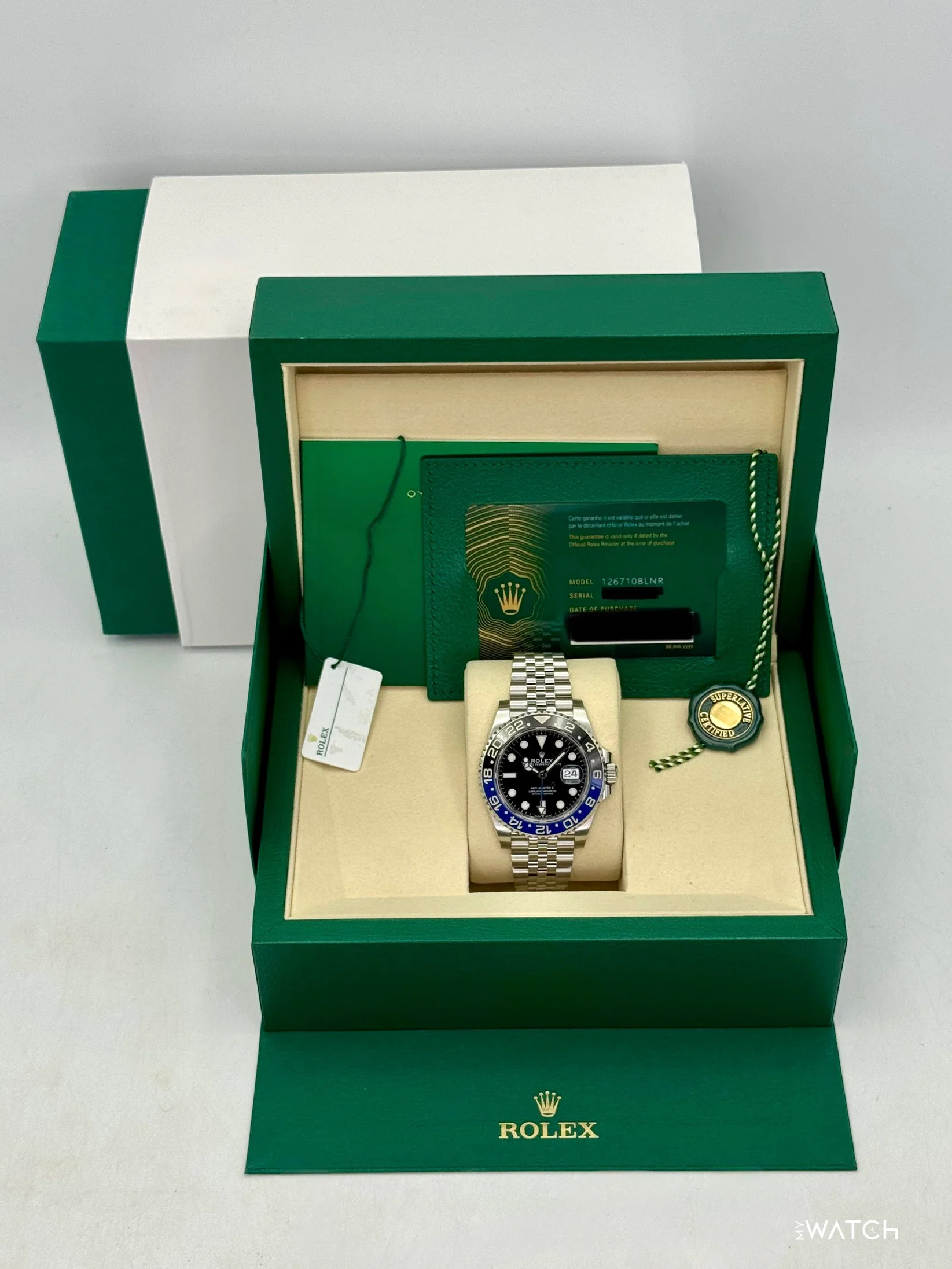 2025 Rolex GMT-Master II "Batgirl" 40mm 126710BLNR Jubilee - Image 9