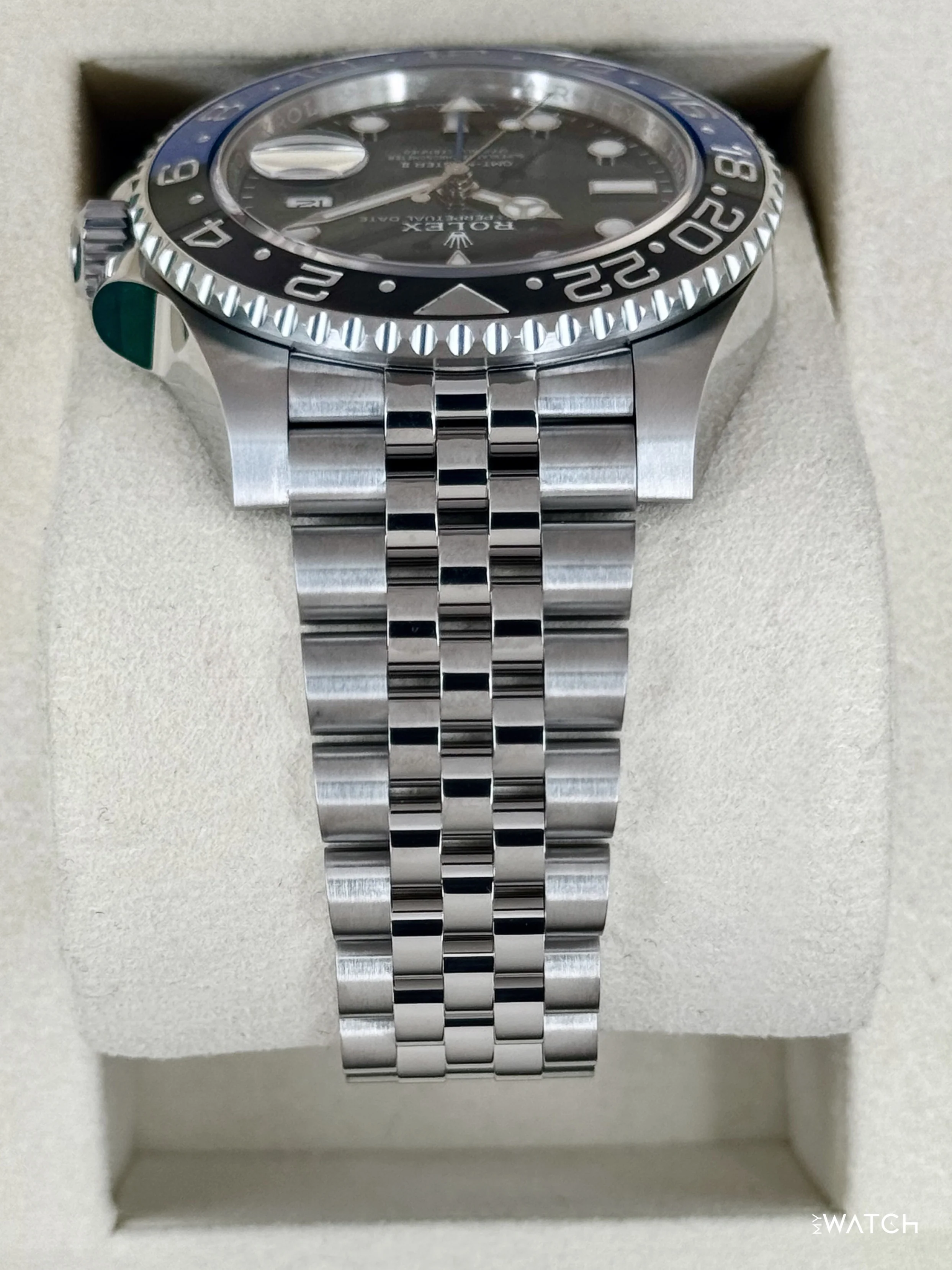 2025 Rolex GMT-Master II "Batgirl" 40mm 126710BLNR Jubilee - Image 4