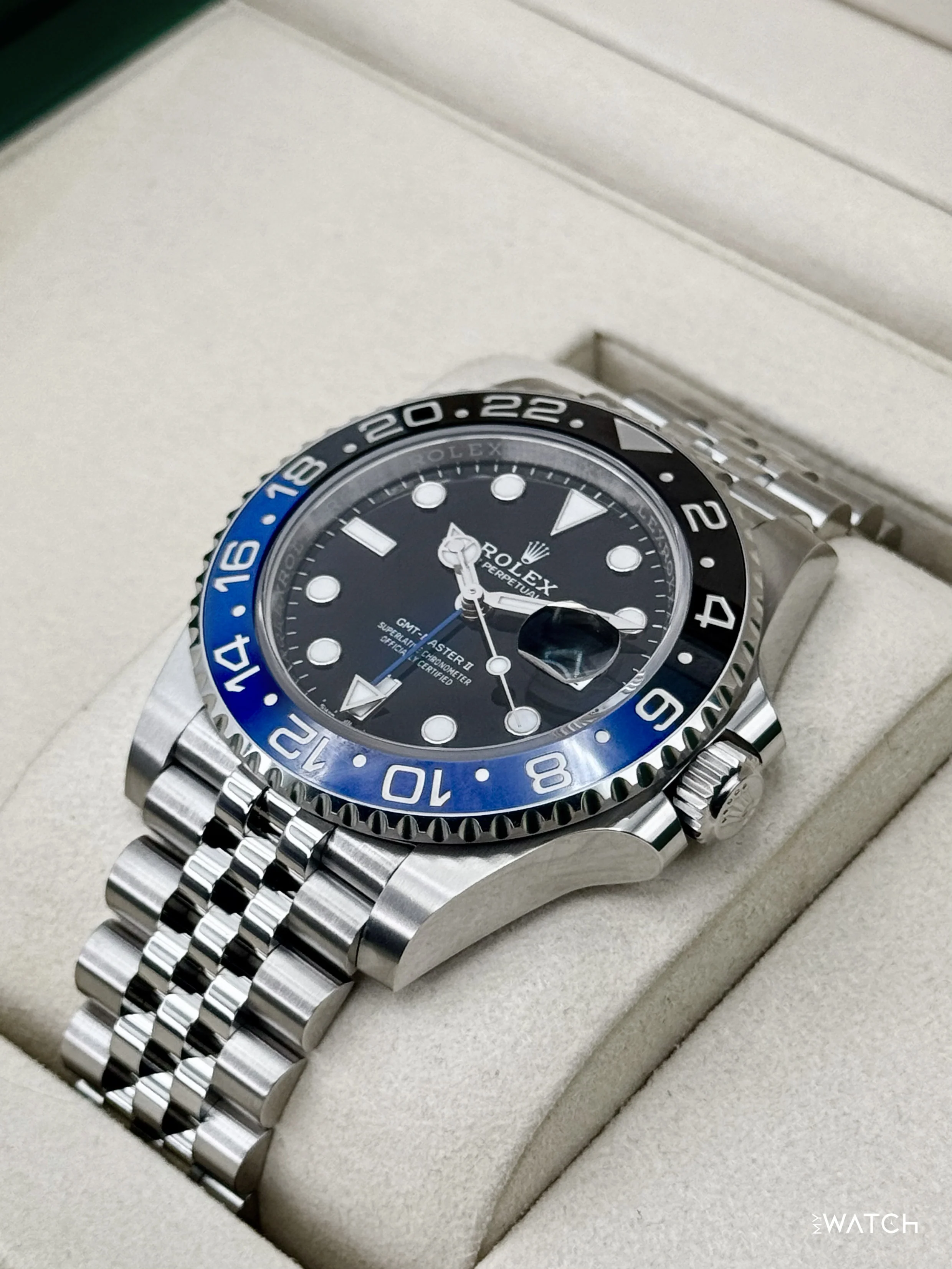 2025 Rolex GMT-Master II "Batgirl" 40mm 126710BLNR Jubilee - Image 5