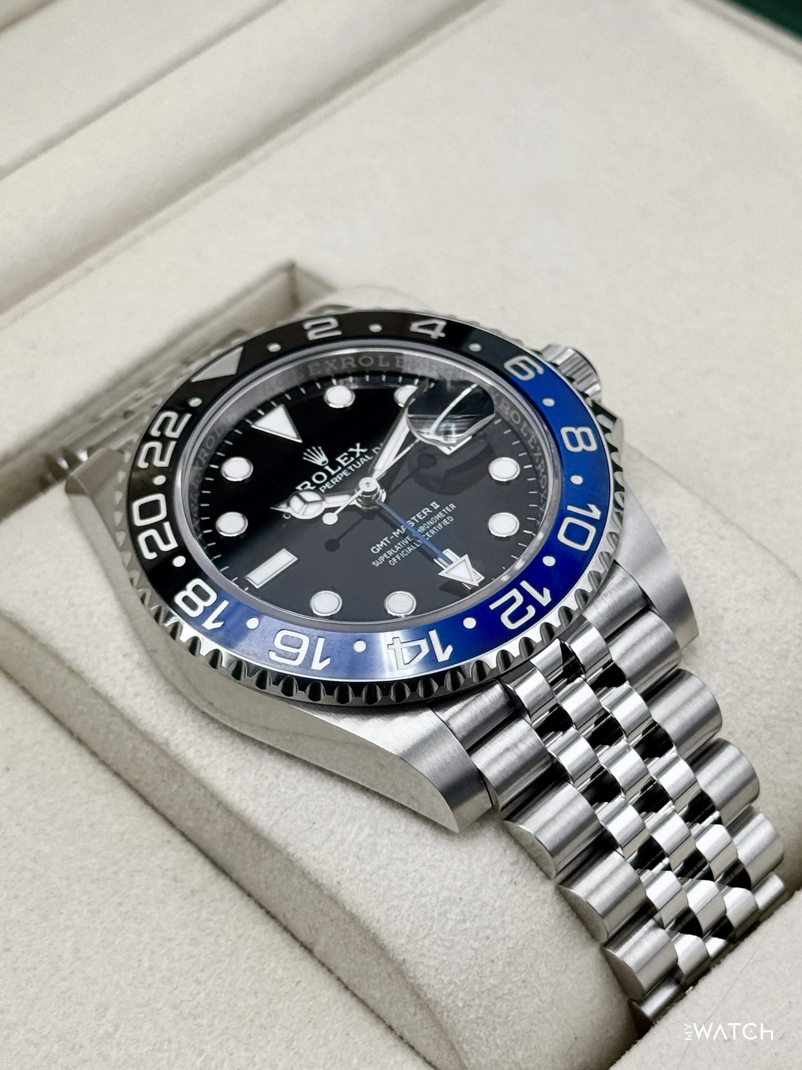 2025 Rolex GMT-Master II "Batgirl" 40mm 126710BLNR Jubilee - Image 6