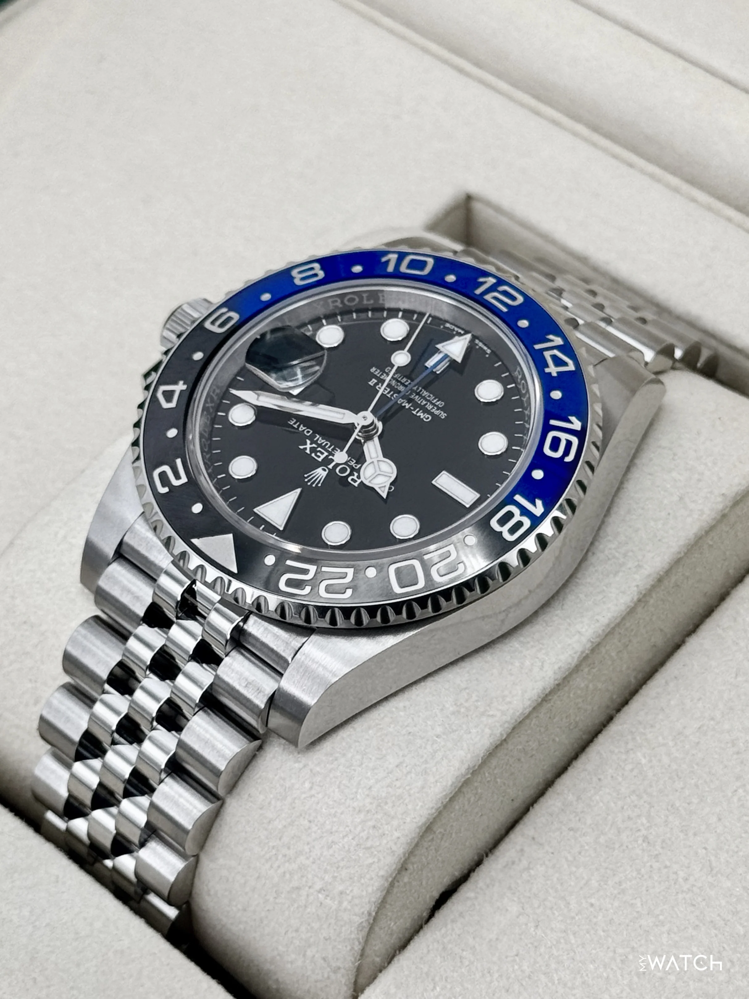 2025 Rolex GMT-Master II "Batgirl" 40mm 126710BLNR Jubilee - Image 7