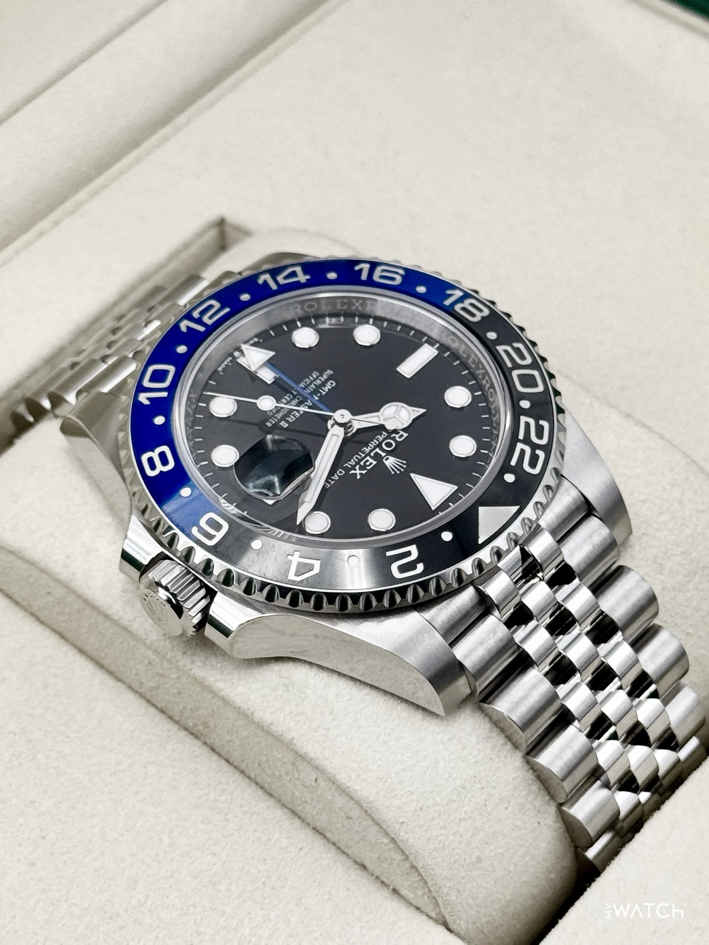 2025 Rolex GMT-Master II "Batgirl" 40mm 126710BLNR Jubilee - Image 8