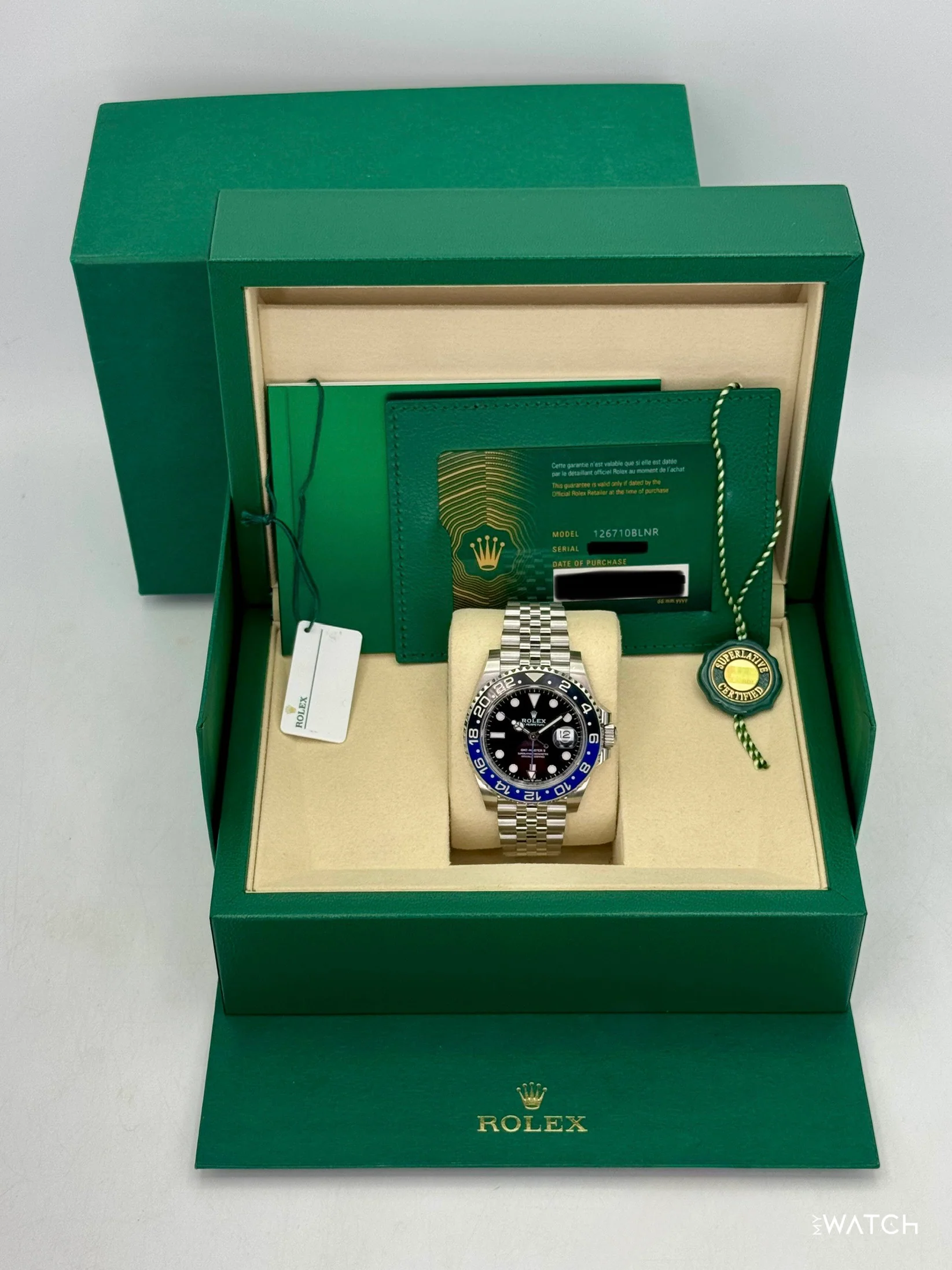 2025 Rolex GMT-Master II "Batgirl" 40mm 126710BLNR Jubilee - Image 9