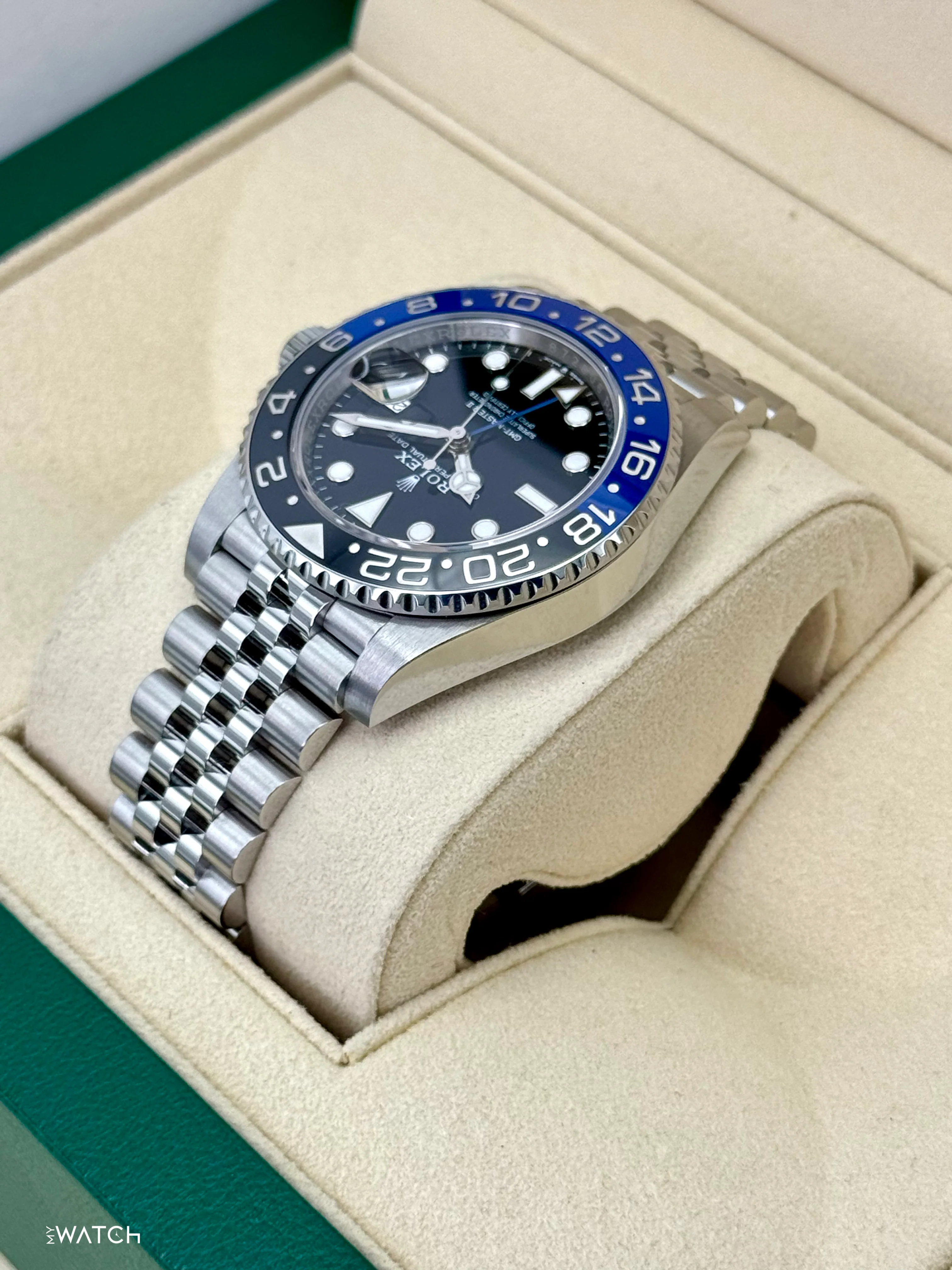 2025 Rolex GMT-Master II "Batgirl" 40mm 126710BLNR Jubilee - Image 7