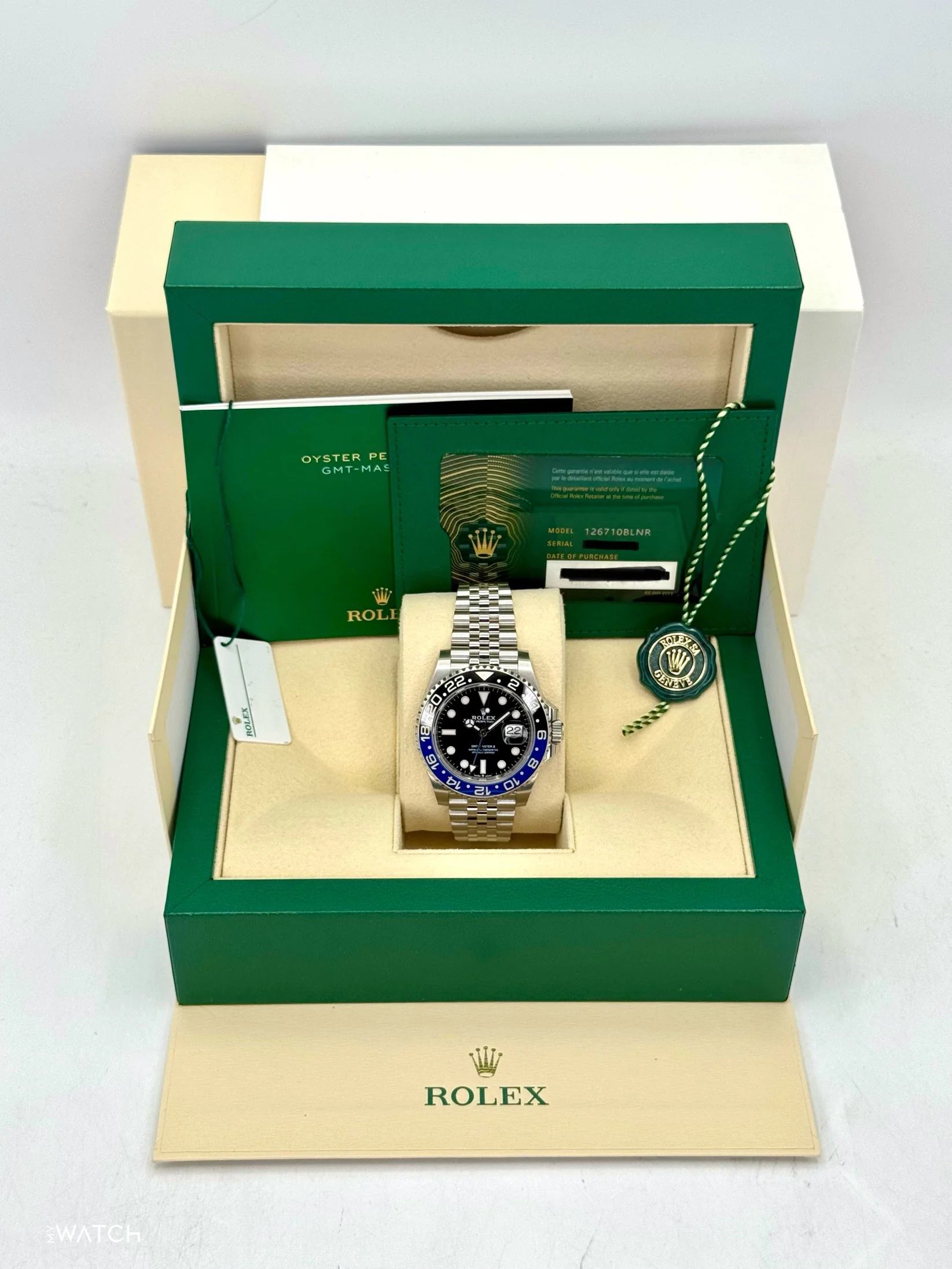 2025 Rolex GMT-Master II "Batgirl" 40mm 126710BLNR Jubilee - Image 9