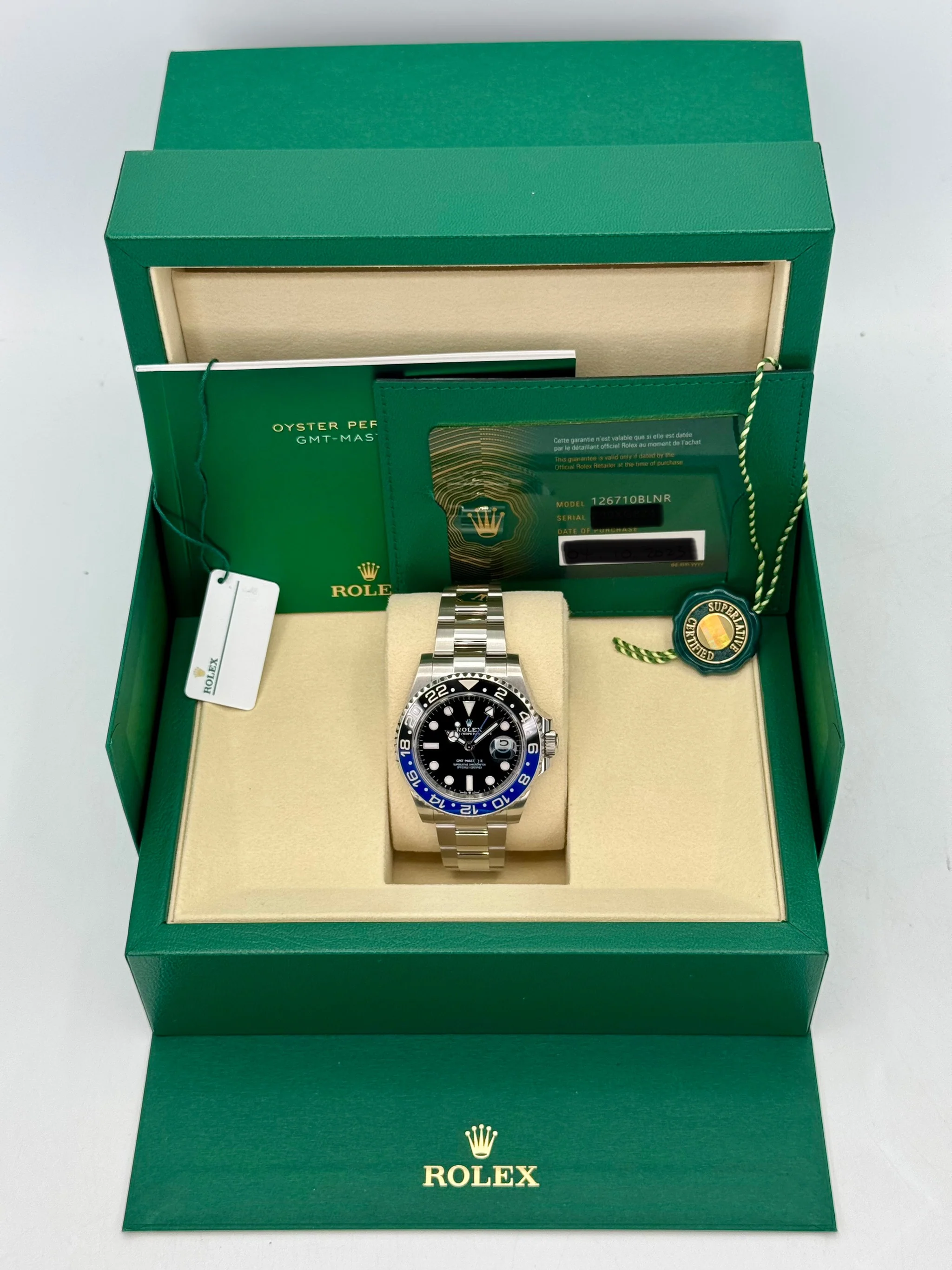2025 Rolex GMT-Master II "Batman" 40mm 126710BLNR Oyster - Image 9