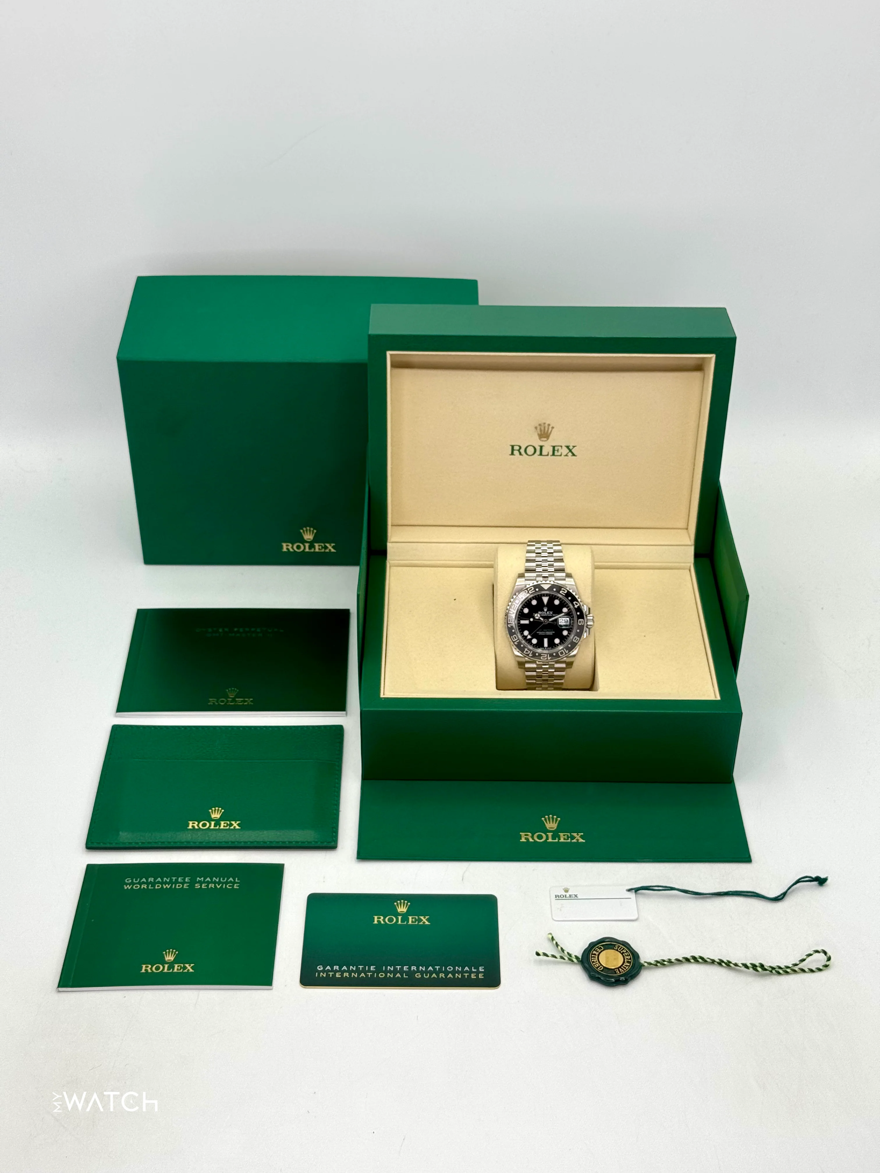 2025 Rolex GMT-Master II "Bruce Wayne" 40mm 126710GRNR Jubilee - Image 10
