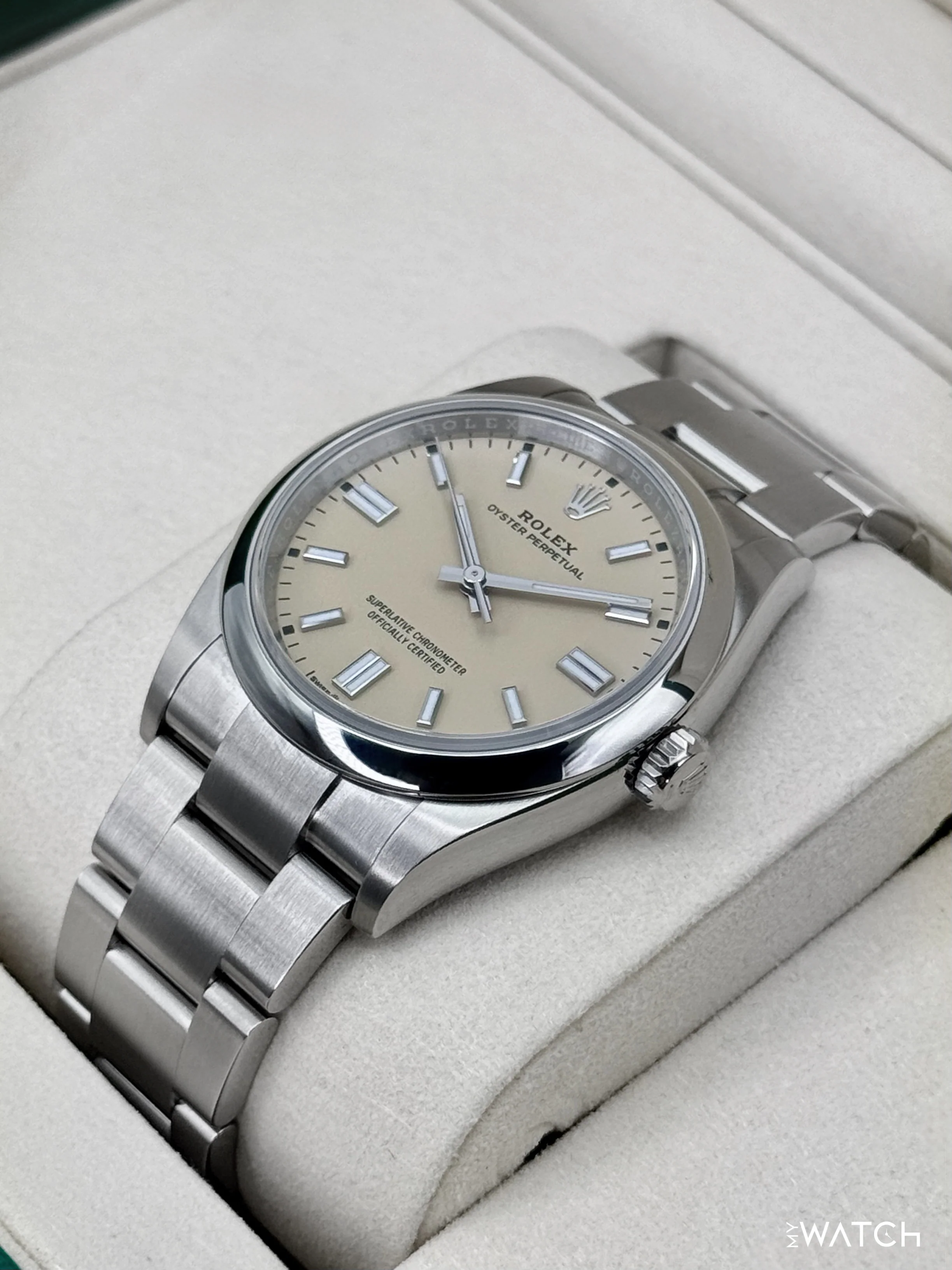 2025 Rolex Oyster Perpetual 36mm 126000 Beige Dial - Image 5