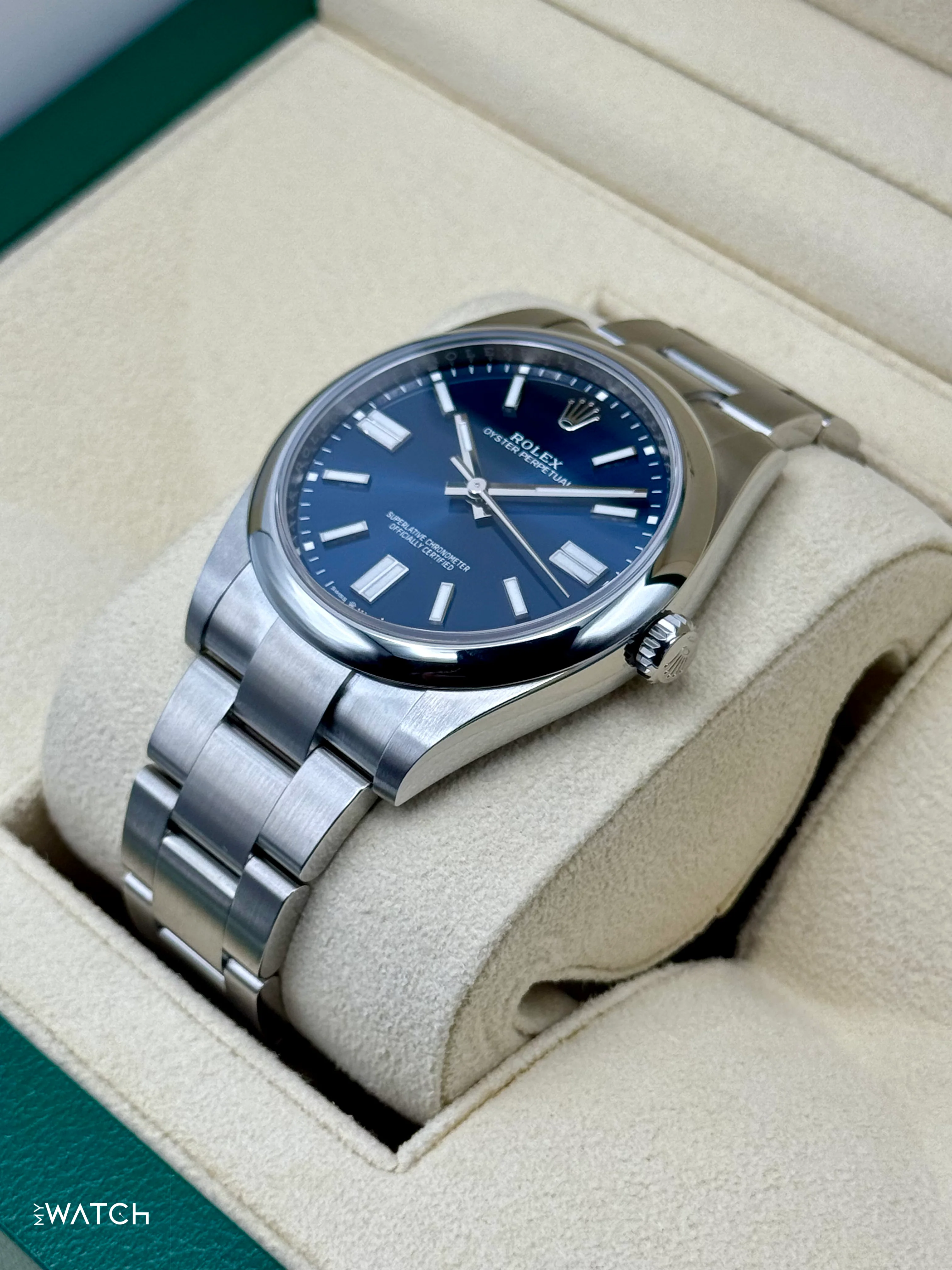 2025 Rolex Oyster Perpetual 41mm 124300 Blue Dial - Image 5