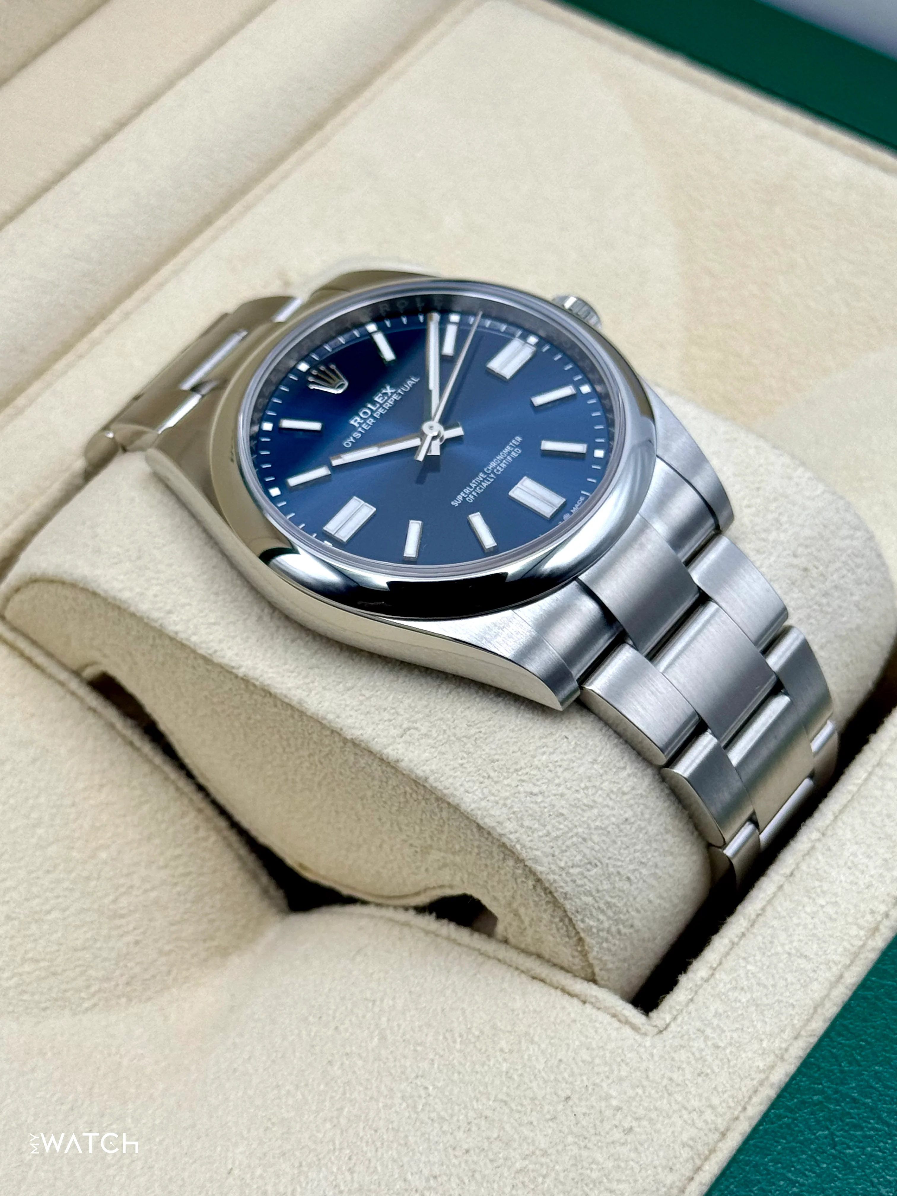 2025 Rolex Oyster Perpetual 41mm 124300 Blue Dial - Image 6