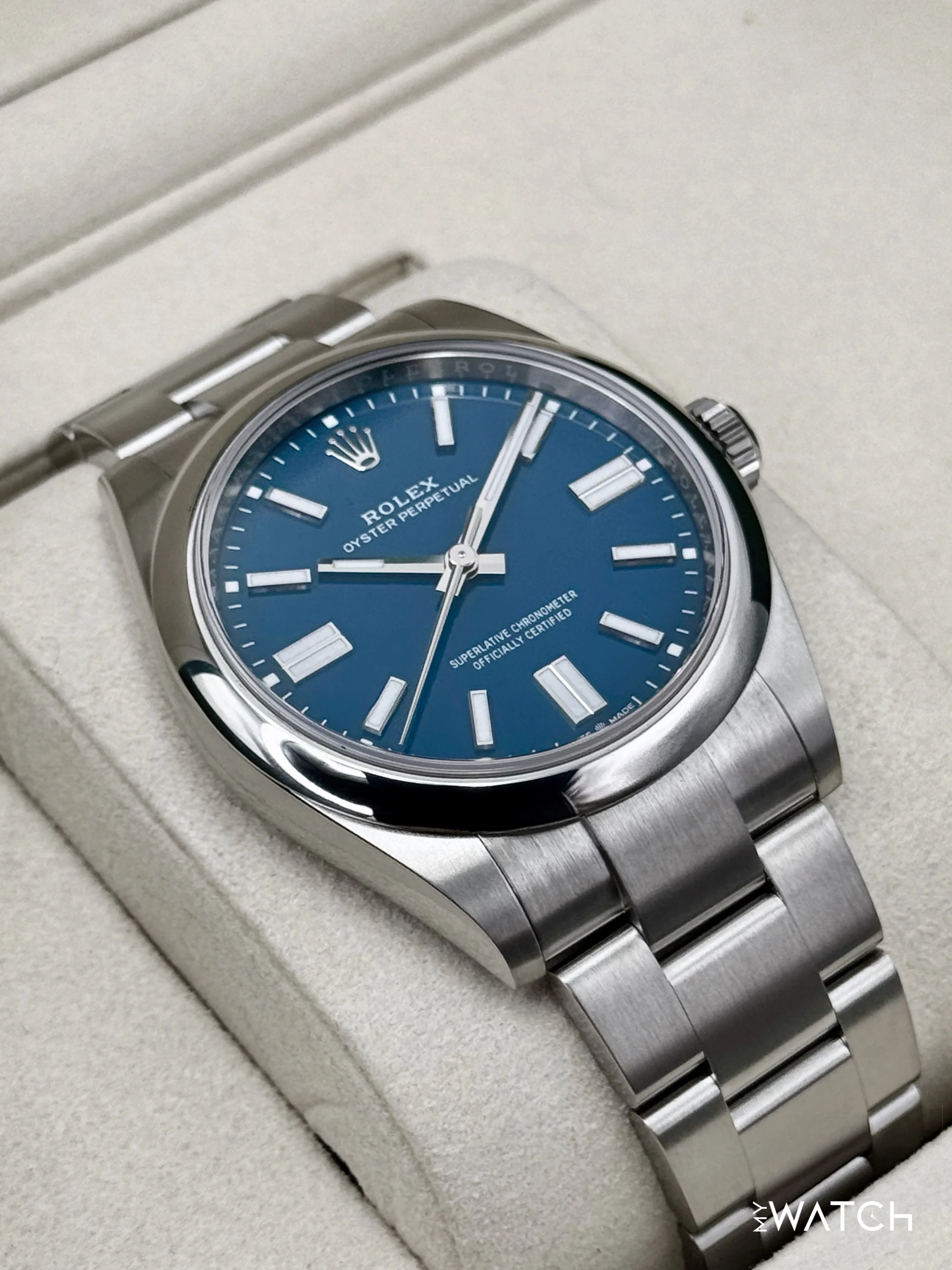 NEW 2025 Rolex Oyster Perpetual 41mm 134300 Med Blue Dial - Image 6