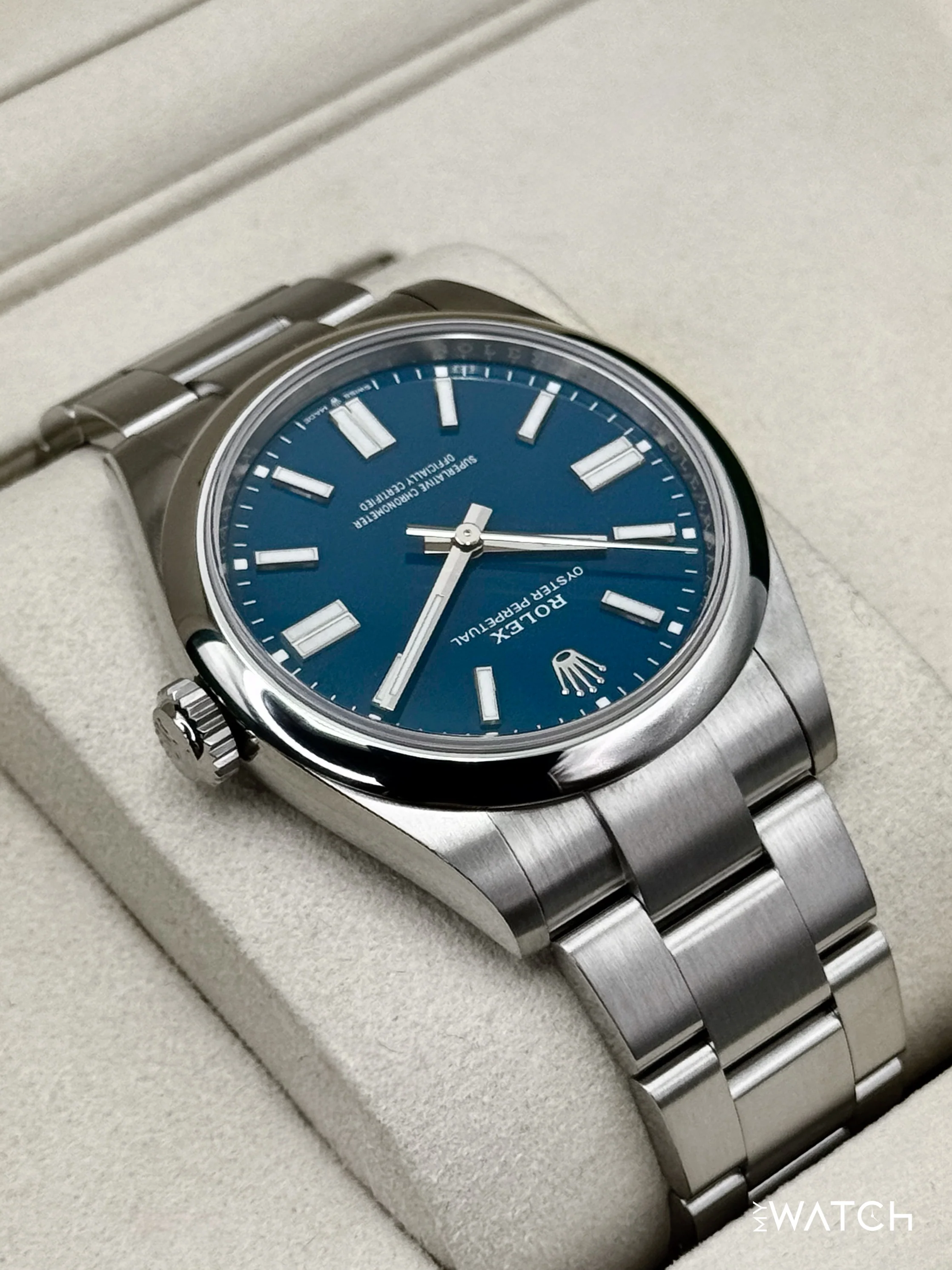 NEW 2025 Rolex Oyster Perpetual 41mm 134300 Med Blue Dial - Image 8
