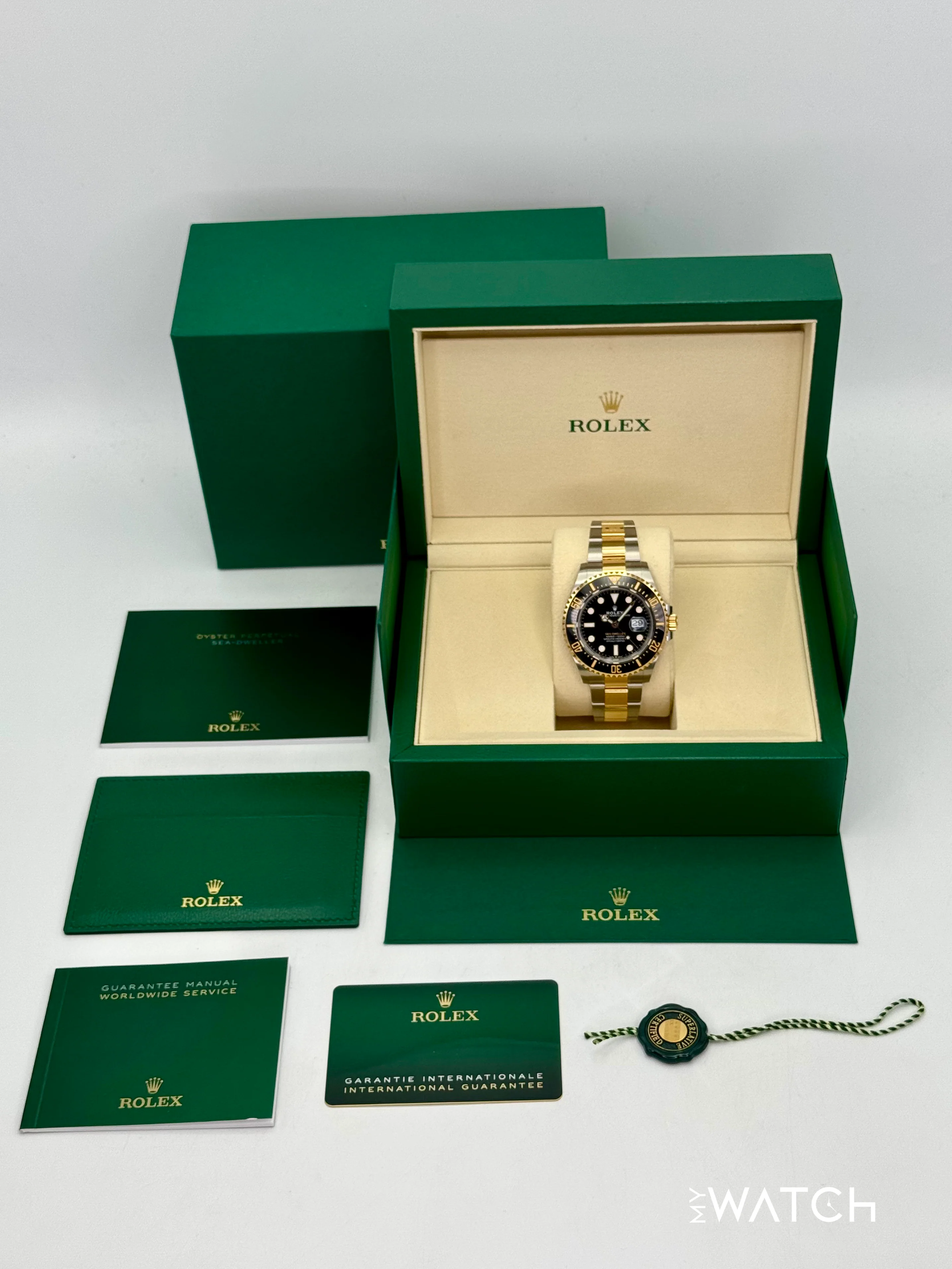 2025 Rolex Sea-Dweller 43mm 126603 Two-Tone Black Dial - Image 10