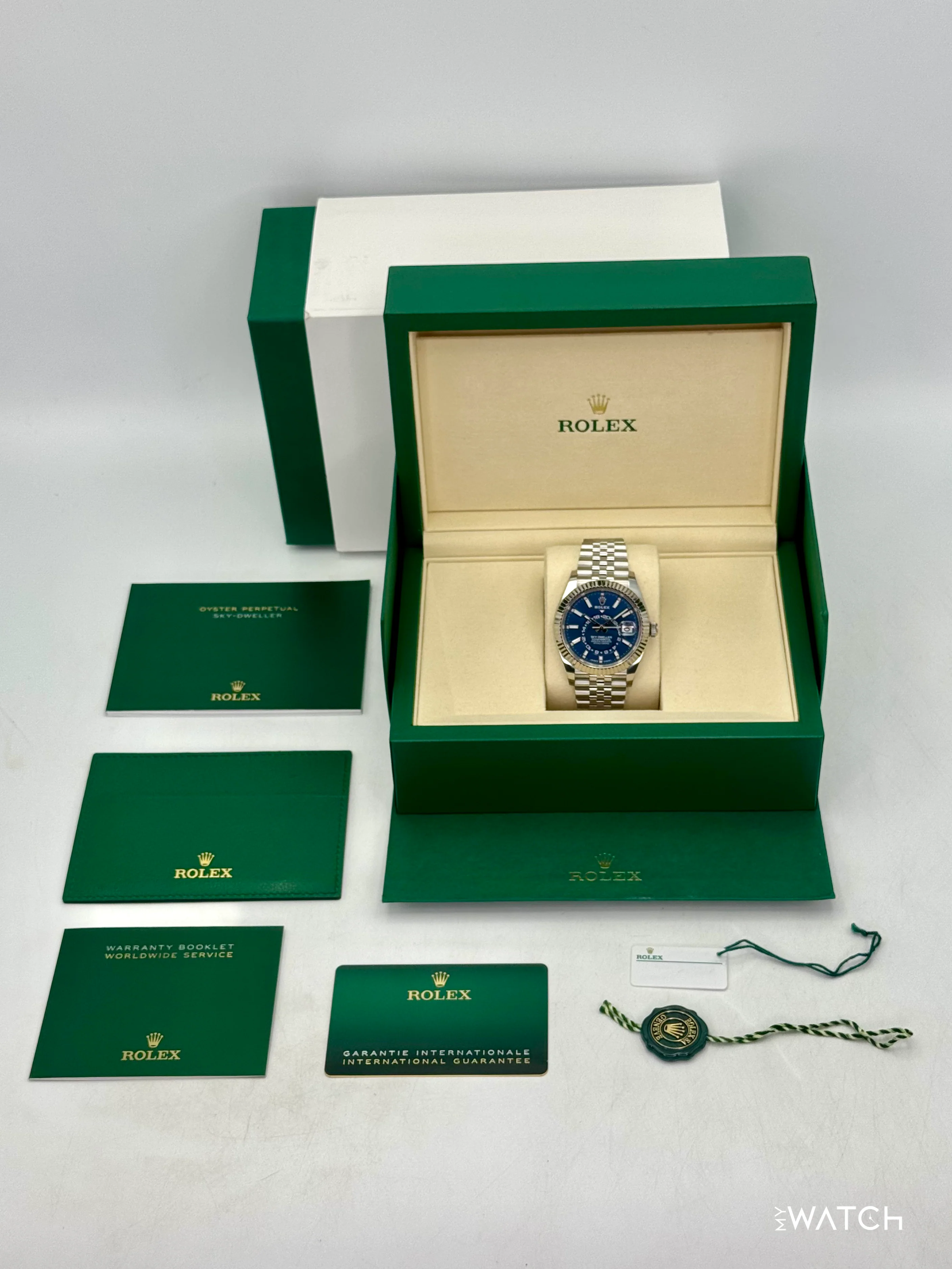 2025 Rolex Sky-Dweller 42mm 336934 Jubilee Blue Dial - Image 10