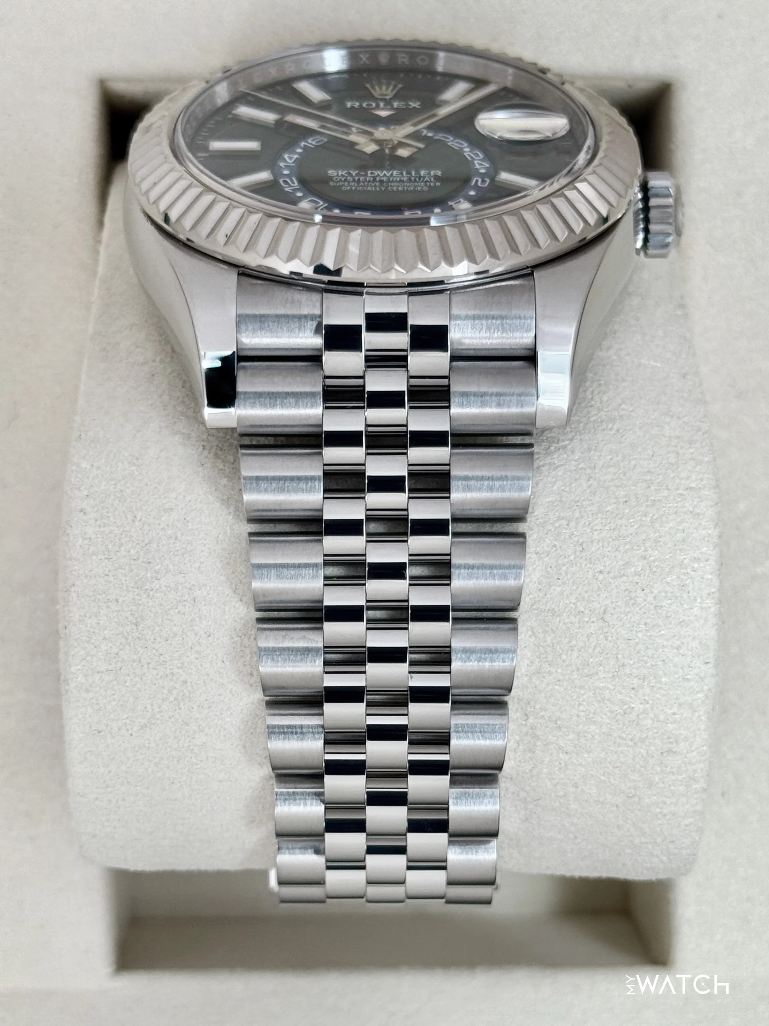 2025 Rolex Sky-Dweller 42mm 336934 Jubilee Blue Dial - Image 3