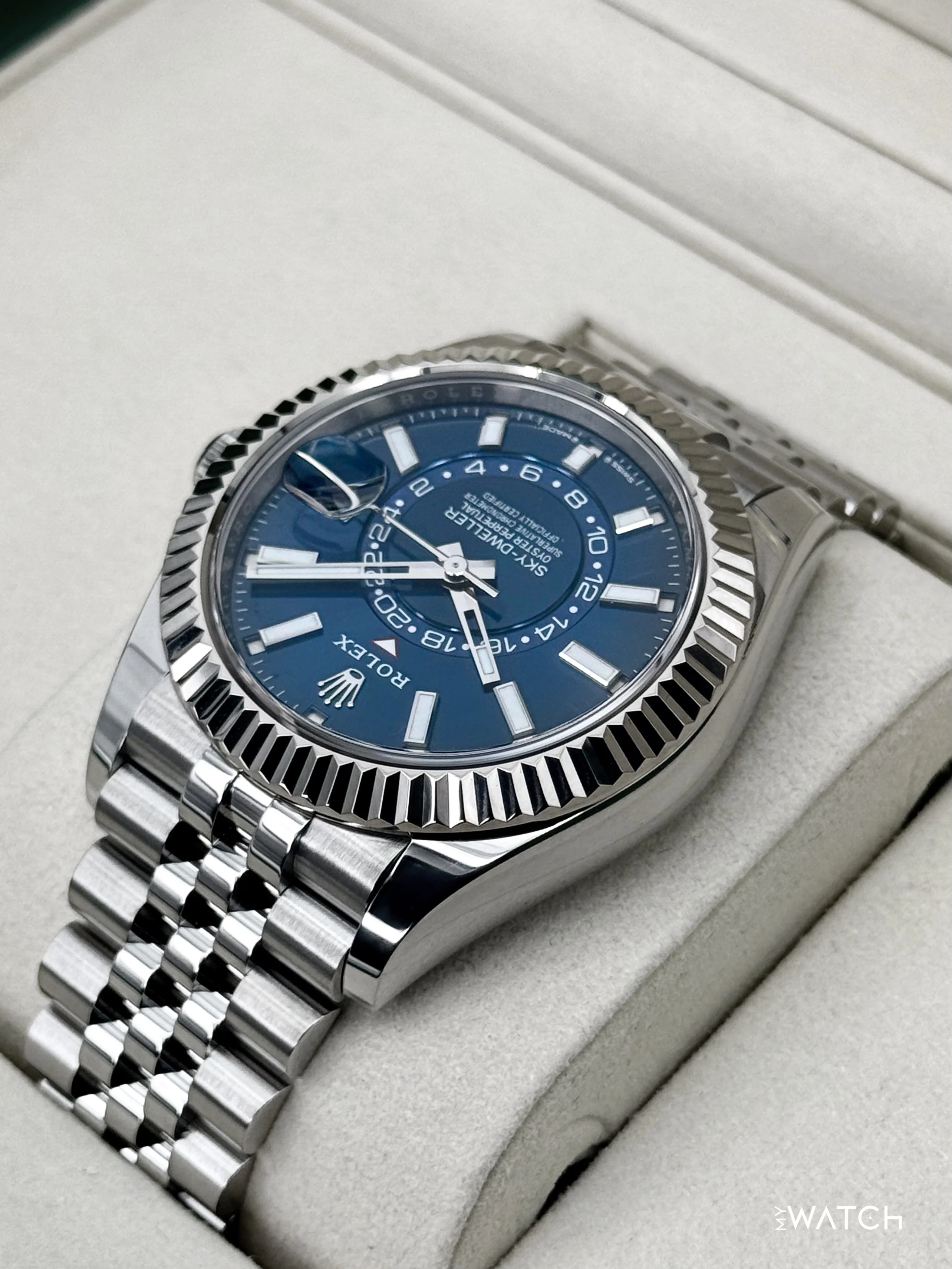 2025 Rolex Sky-Dweller 42mm 336934 Jubilee Blue Dial - Image 7