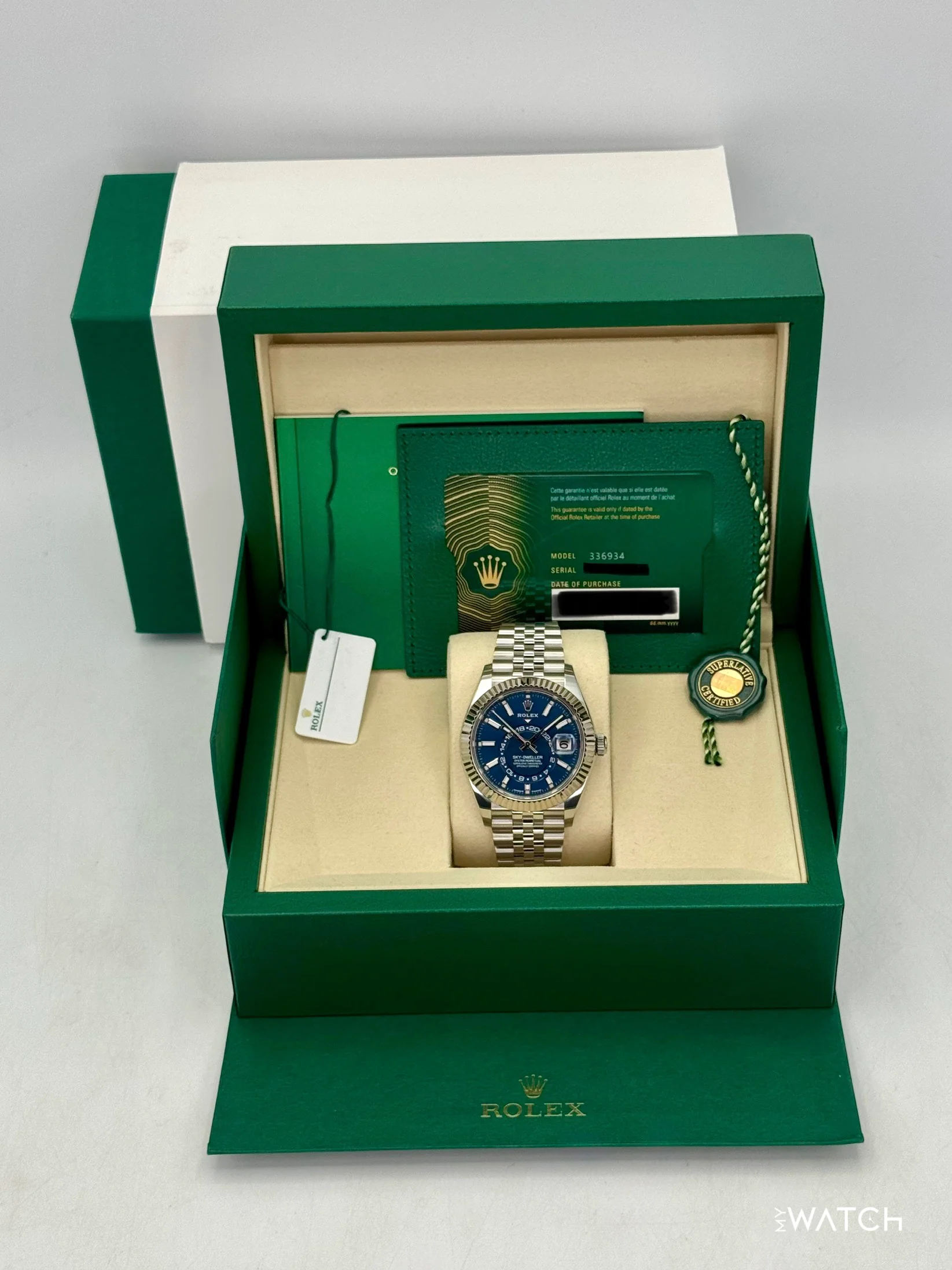 2025 Rolex Sky-Dweller 42mm 336934 Jubilee Blue Dial - Image 9