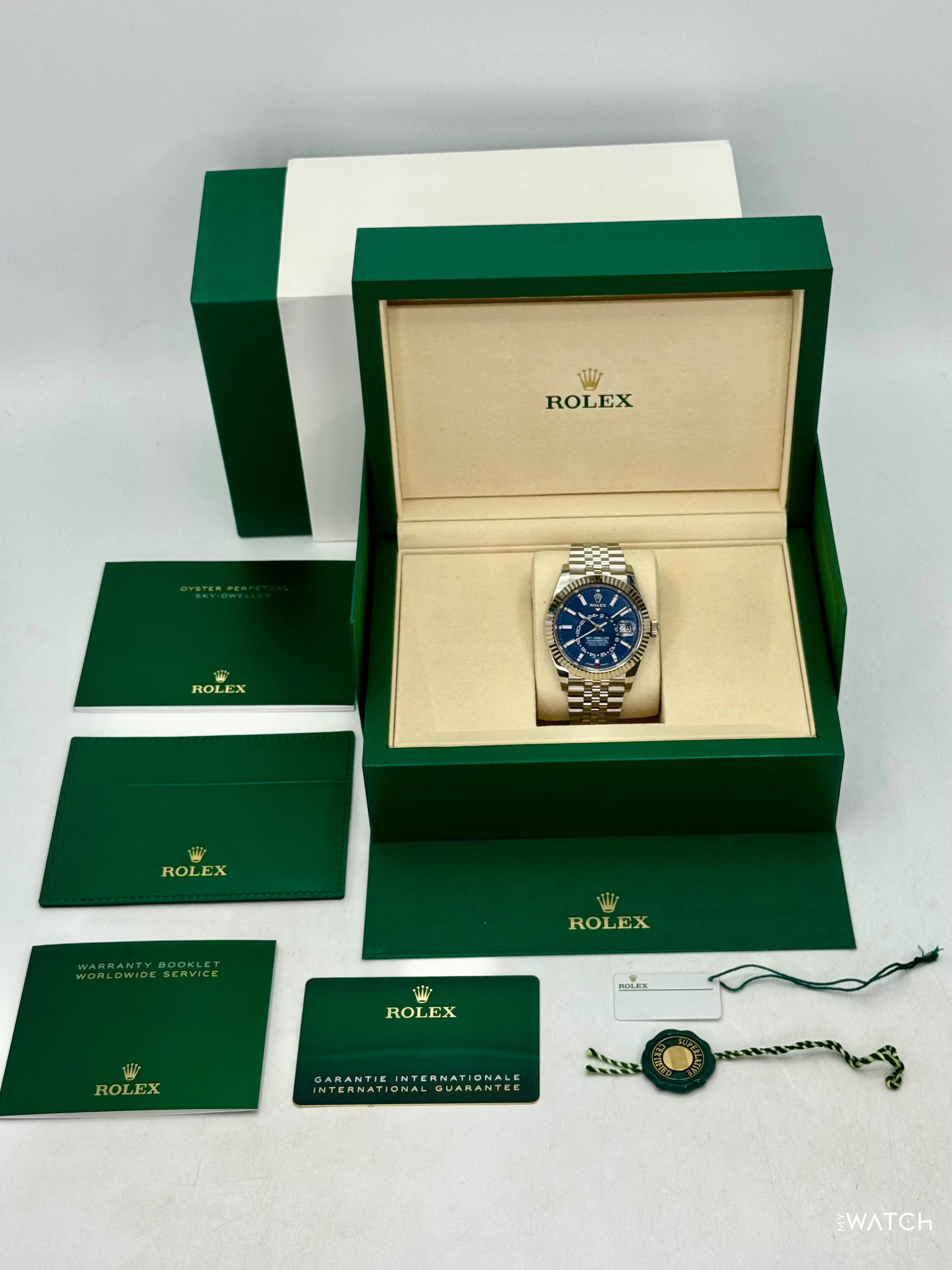2025 Rolex Sky-Dweller 42mm 336934 Jubilee Blue Dial - Image 10