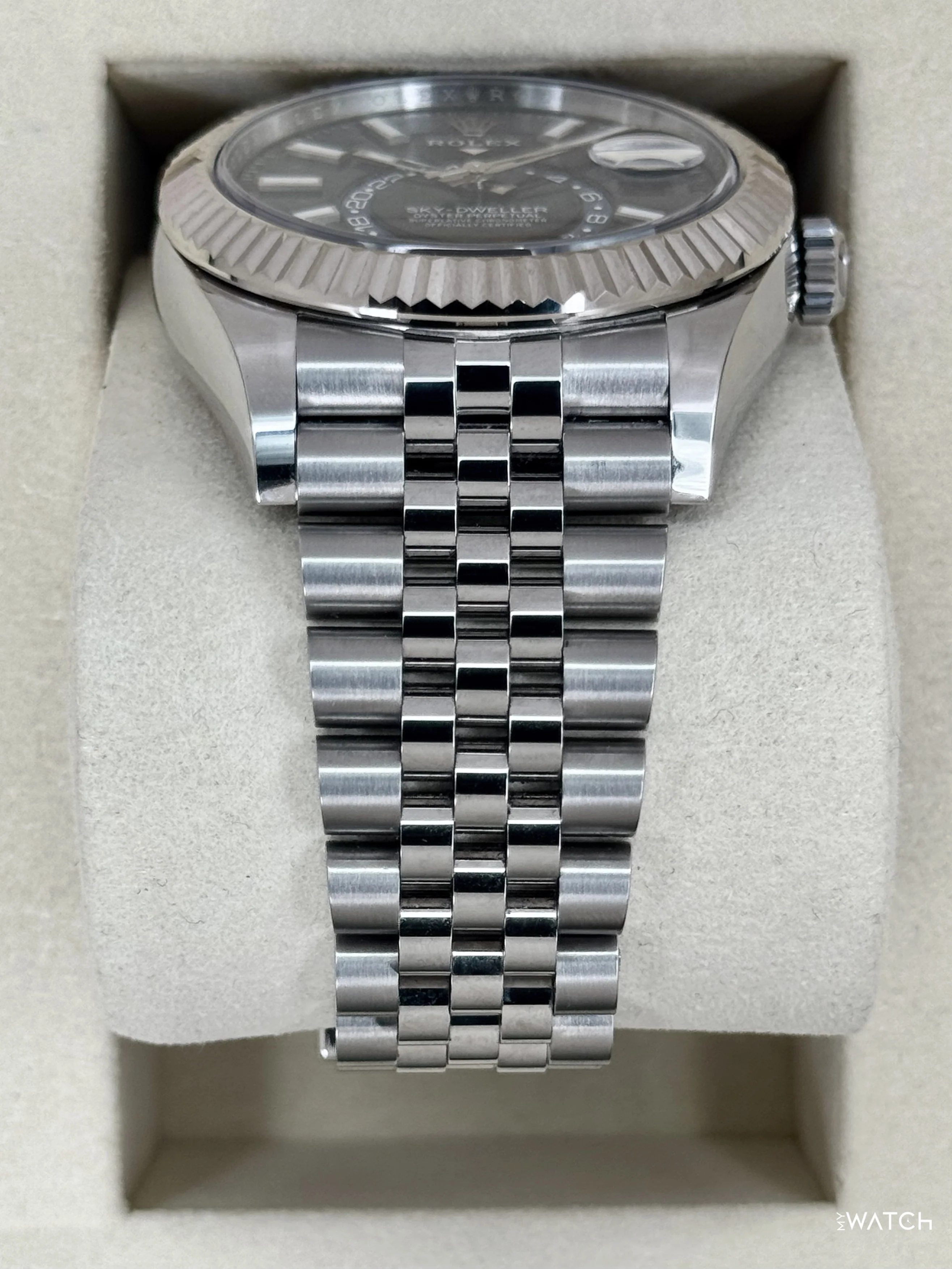 2025 Rolex Sky-Dweller 42mm 336934 Jubilee Blue Dial - Image 3