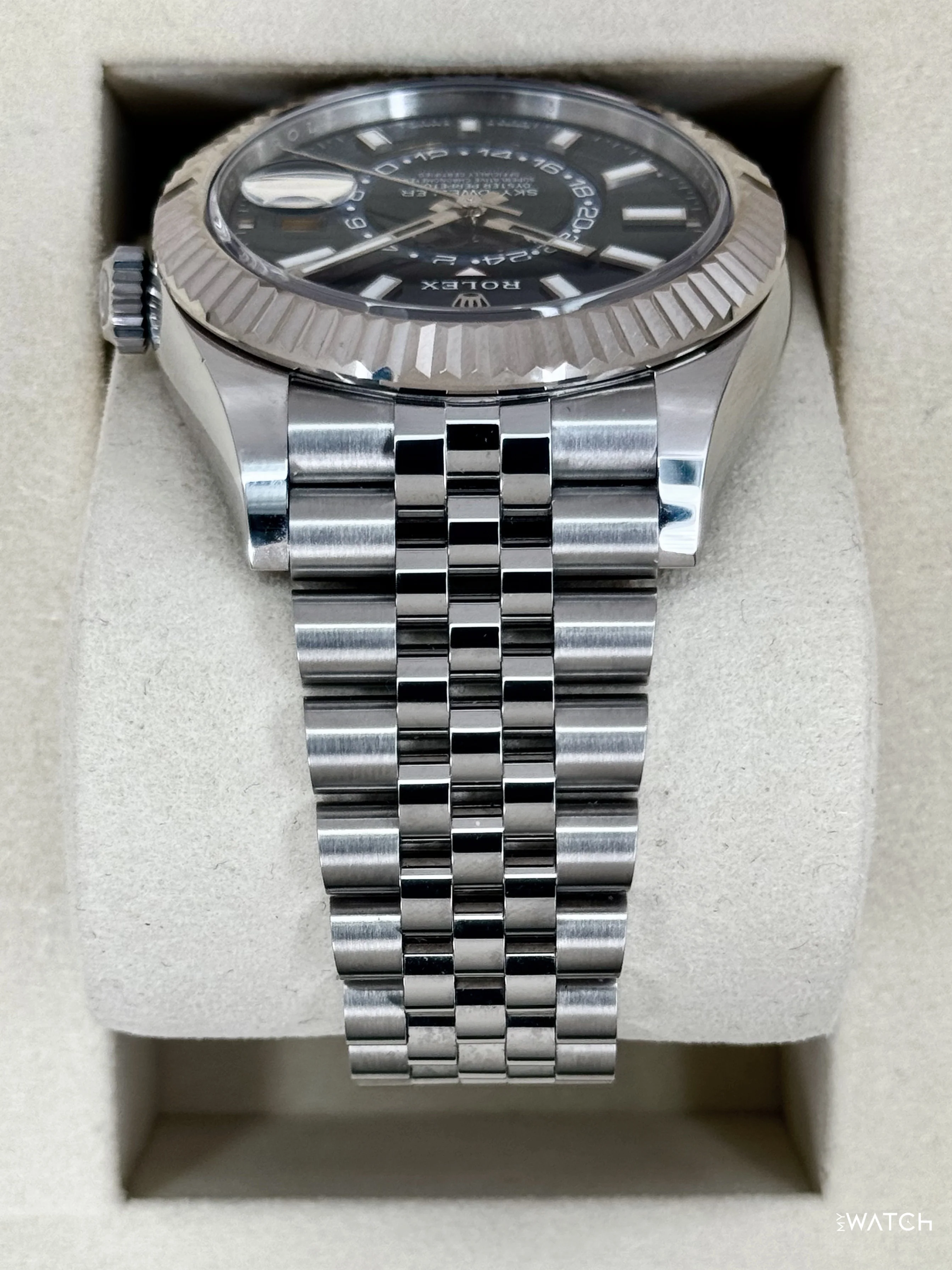 2025 Rolex Sky-Dweller 42mm 336934 Jubilee Blue Dial - Image 4