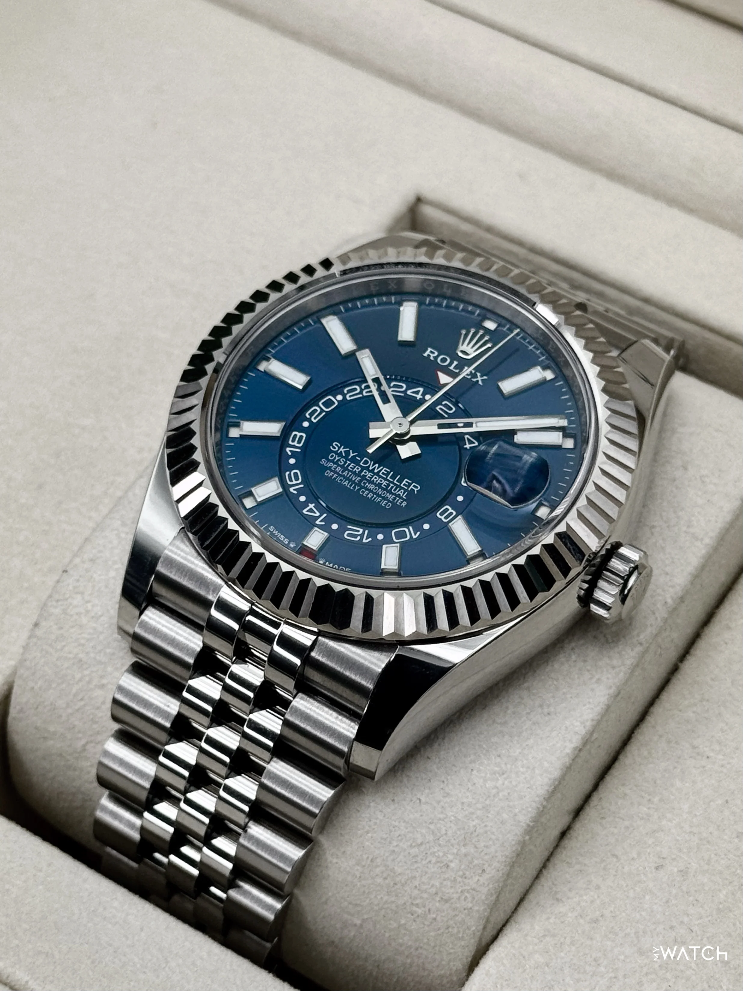 2025 Rolex Sky-Dweller 42mm 336934 Jubilee Blue Dial - Image 5