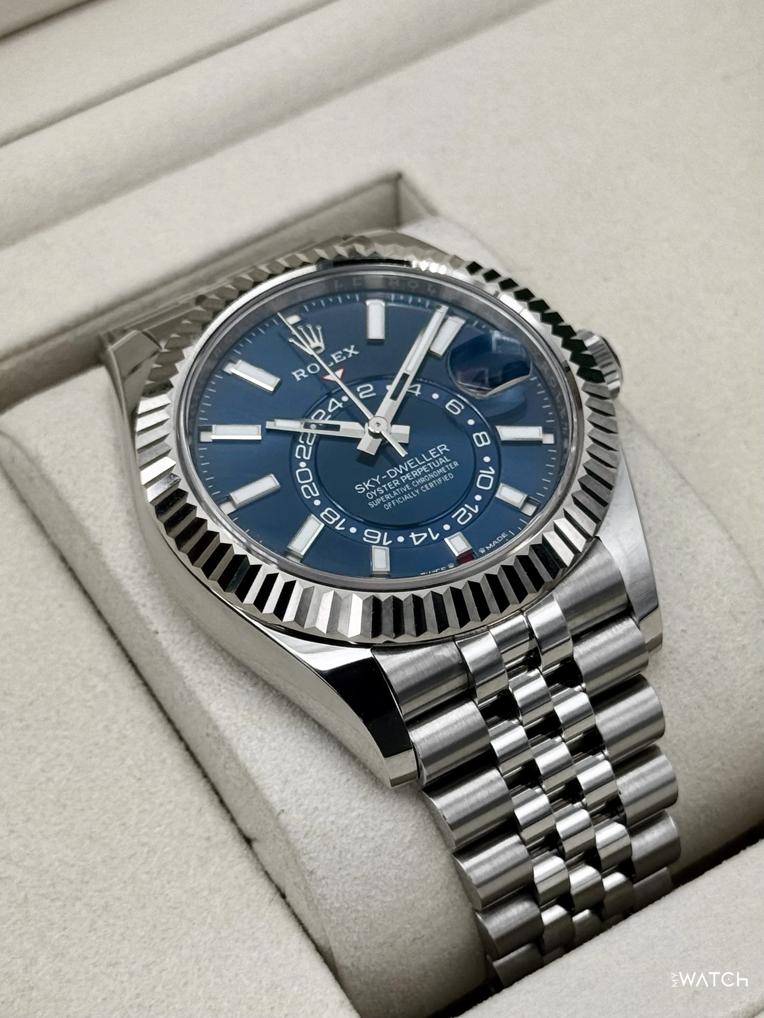 2025 Rolex Sky-Dweller 42mm 336934 Jubilee Blue Dial - Image 6