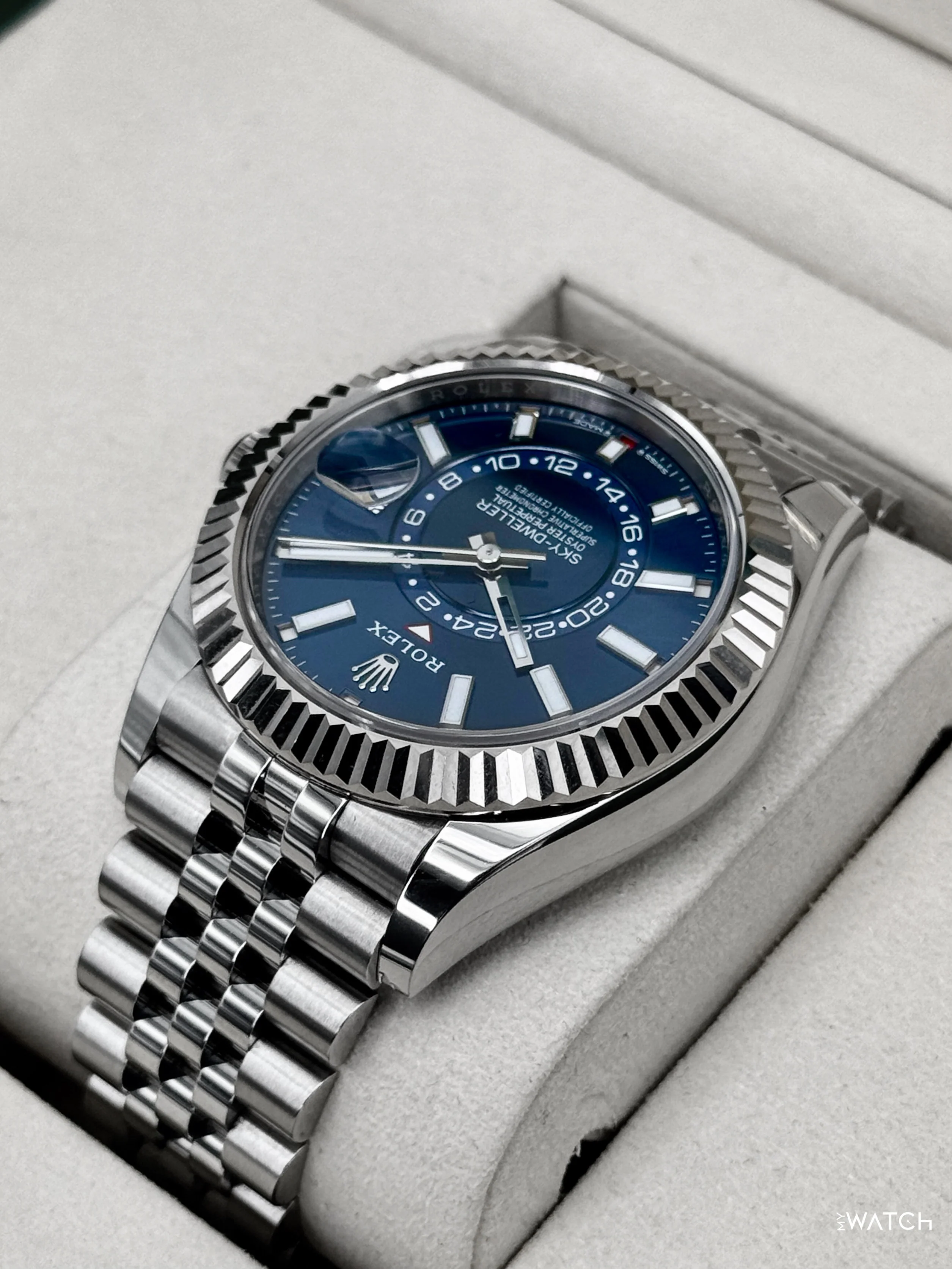 2025 Rolex Sky-Dweller 42mm 336934 Jubilee Blue Dial - Image 7