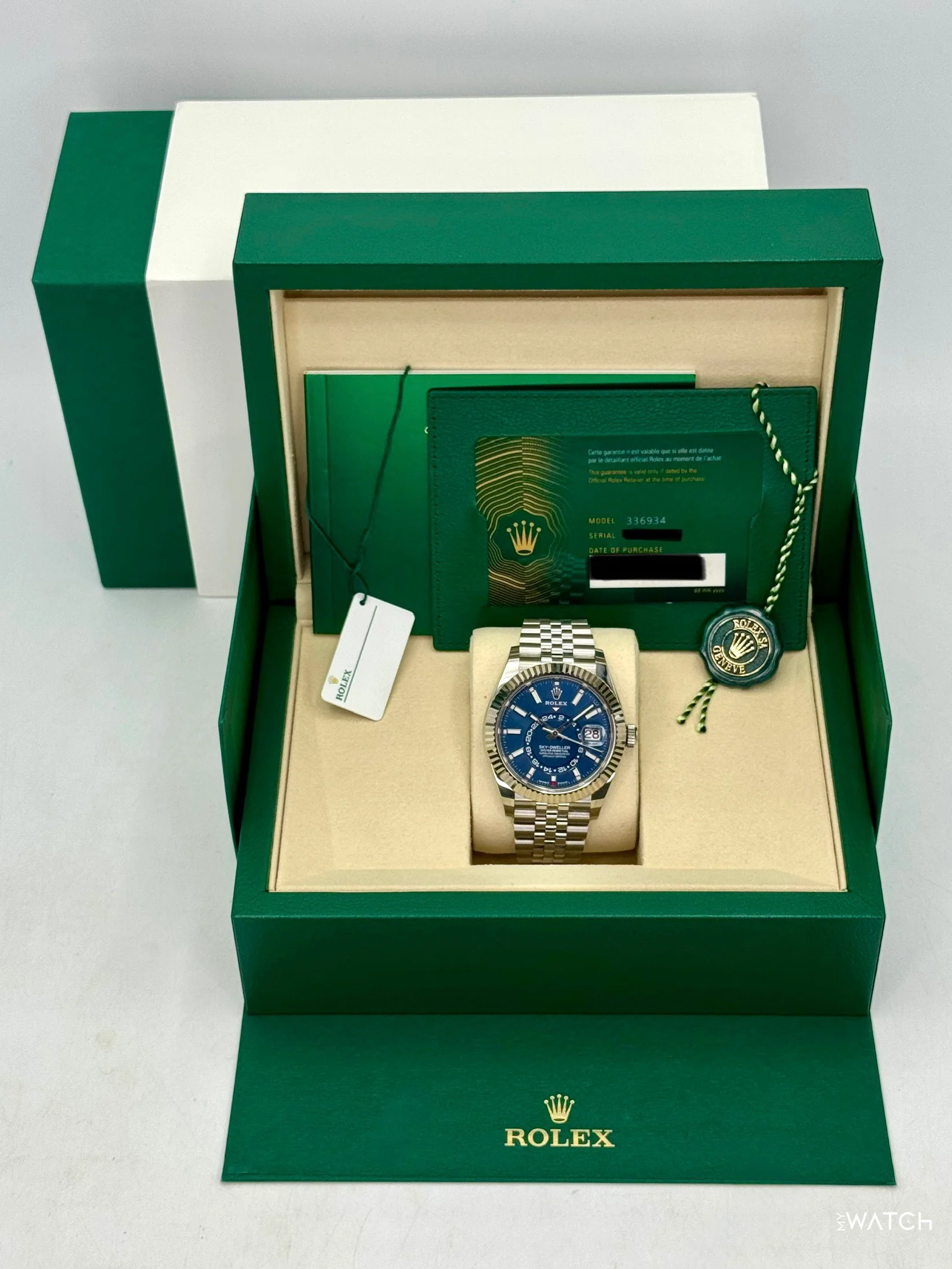 2025 Rolex Sky-Dweller 42mm 336934 Jubilee Blue Dial - Image 9