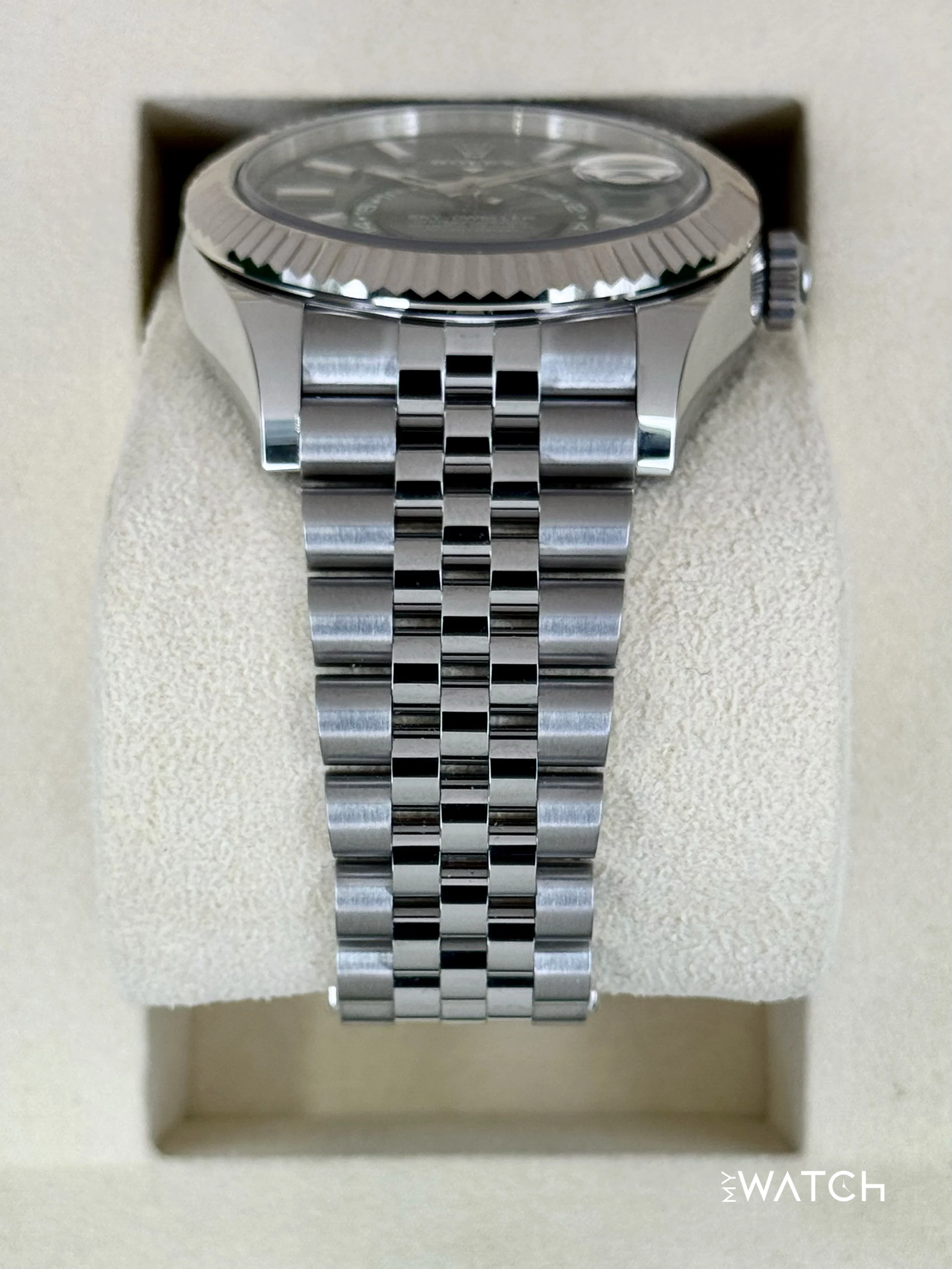 2025 Rolex Sky-Dweller 42mm 336934 Jubilee Green Dial - Image 3