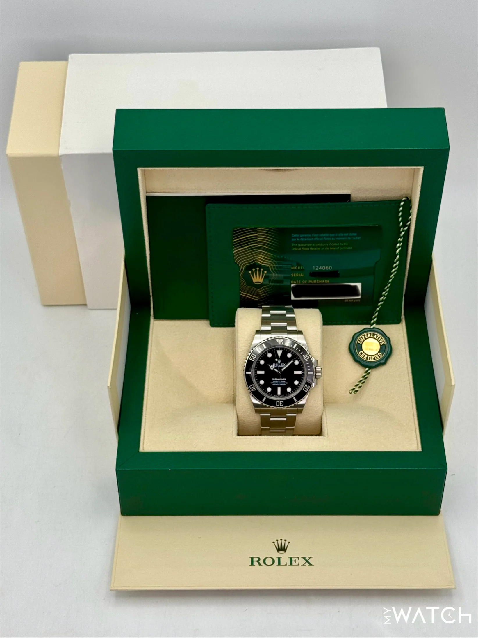 2025 Rolex Submariner 41mm 124060 Stainless Steel Black Dial - Image 9