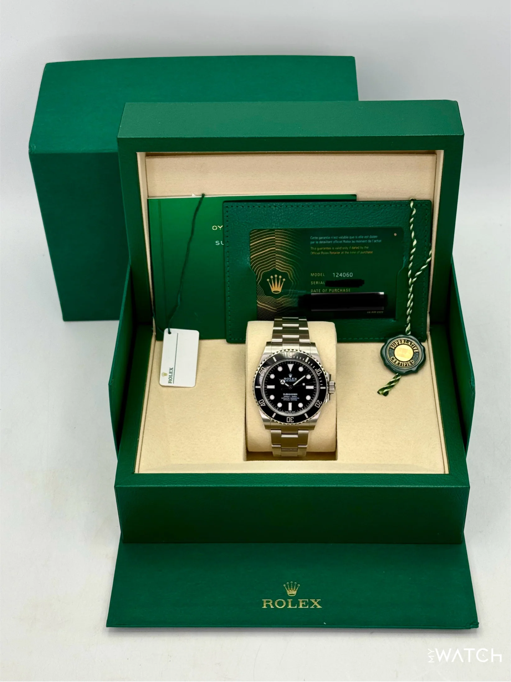 2025 Rolex Submariner 41mm 124060 Stainless Steel Black Dial - Image 9