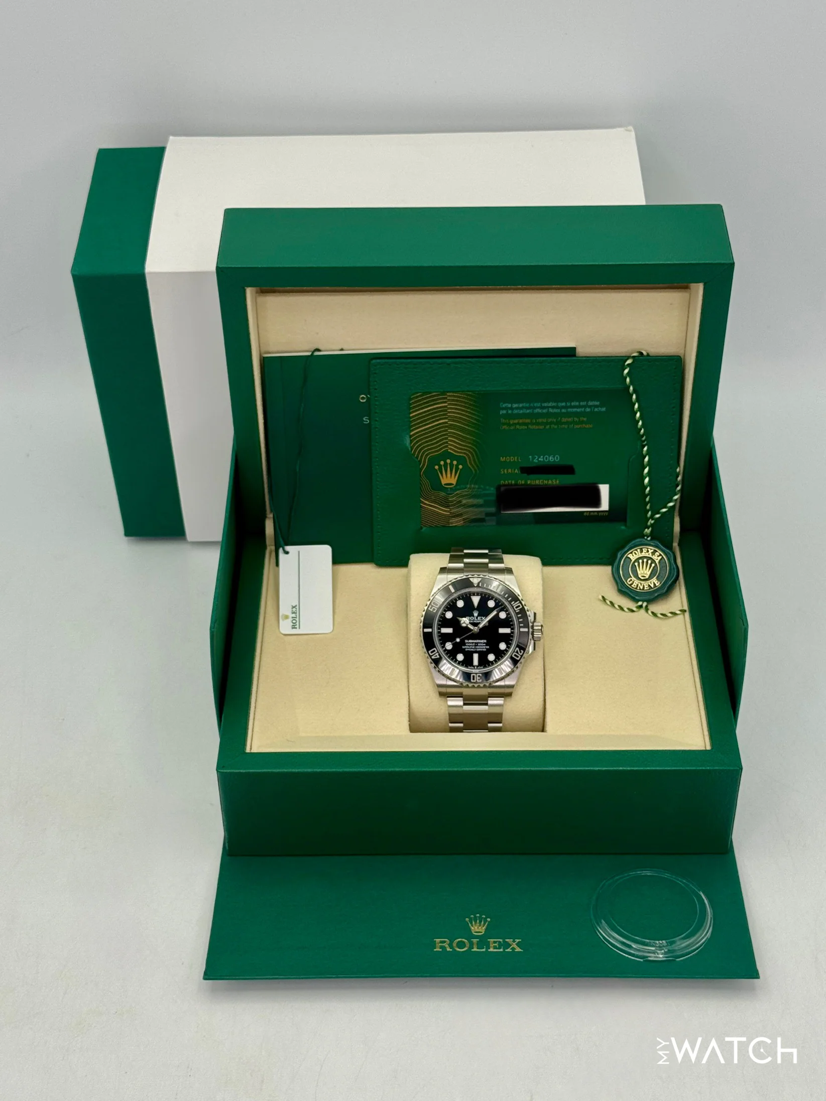 2025 Rolex Submariner 41mm 124060 Stainless Steel Black Dial - Image 9