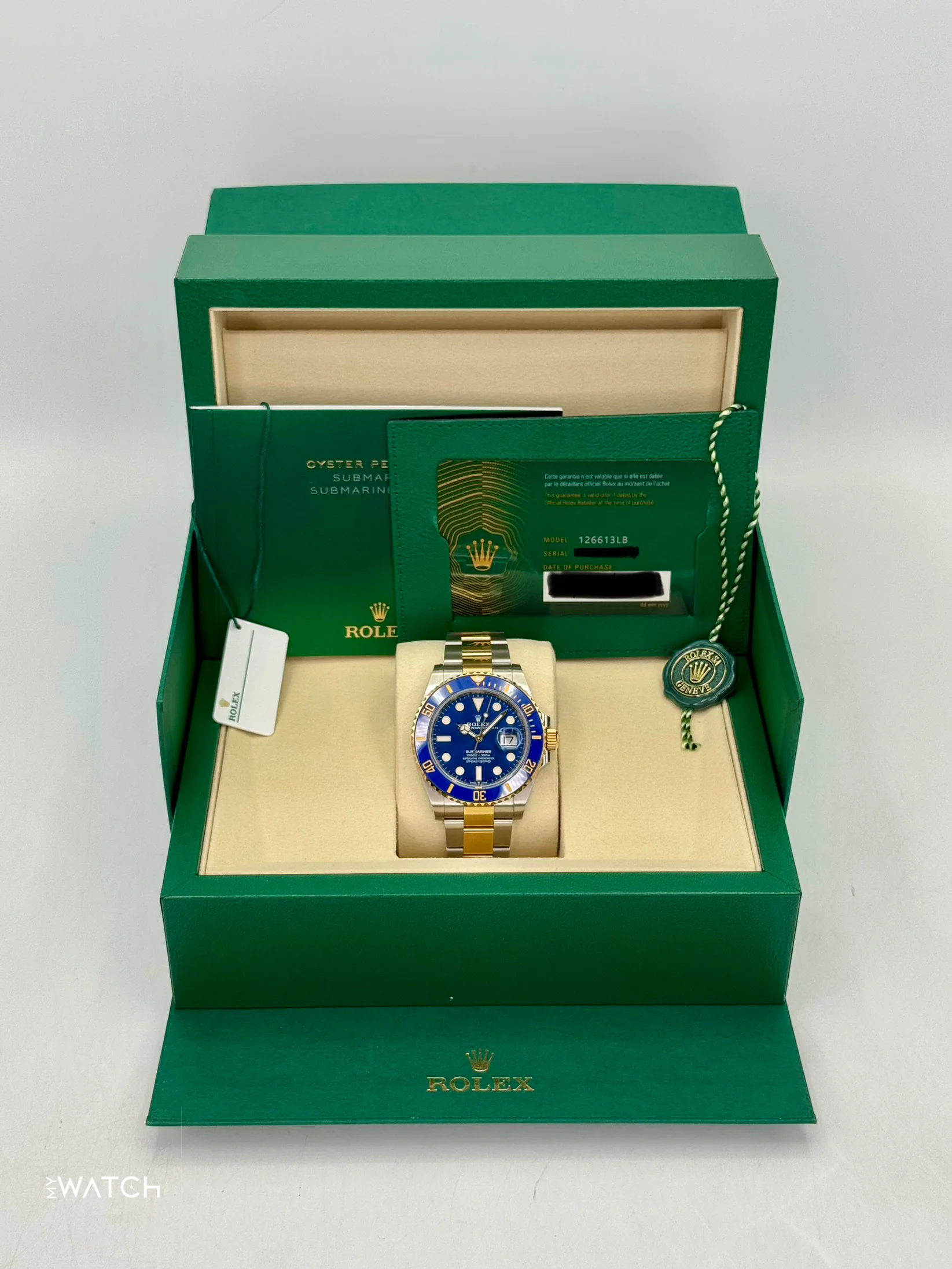 2025 Rolex Submariner "Bluesy" 41mm 126613LB Two-Tone Blue Dial - Image 8
