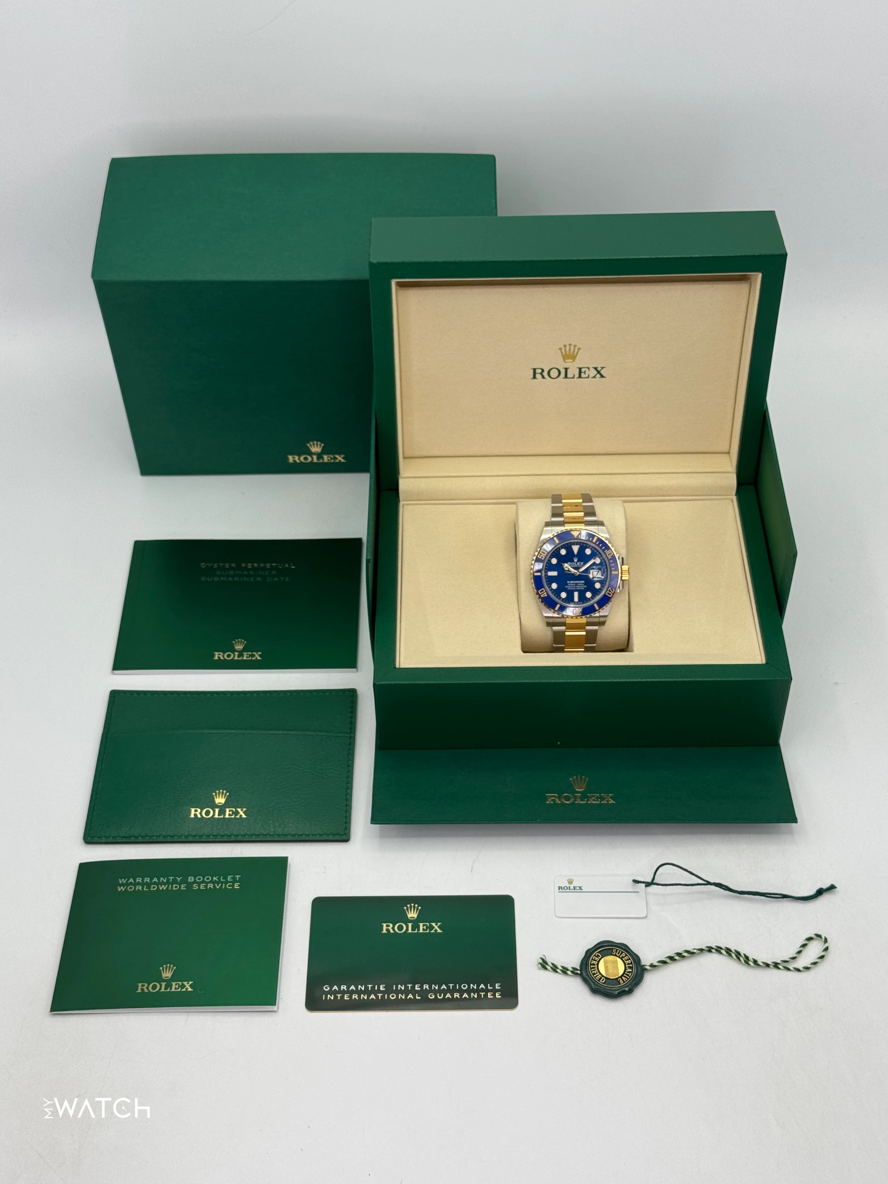 2025 Rolex Submariner "Bluesy" 41mm 126613LB Two-Tone Blue Dial - Image 9