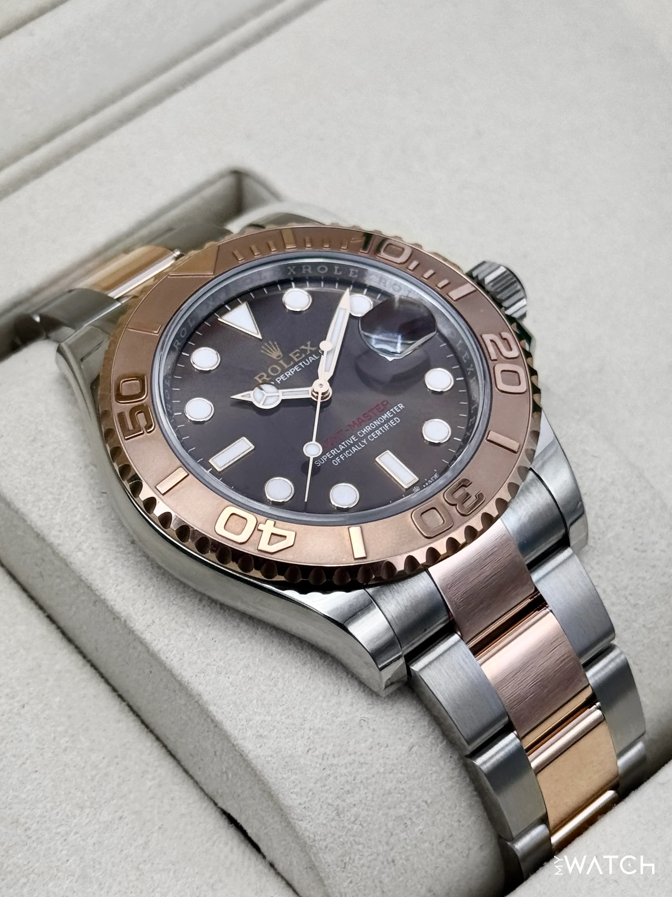 2025 Rolex Yacht-Master 40mm 126621 Two-Tone Chocolate Dial - Image 6