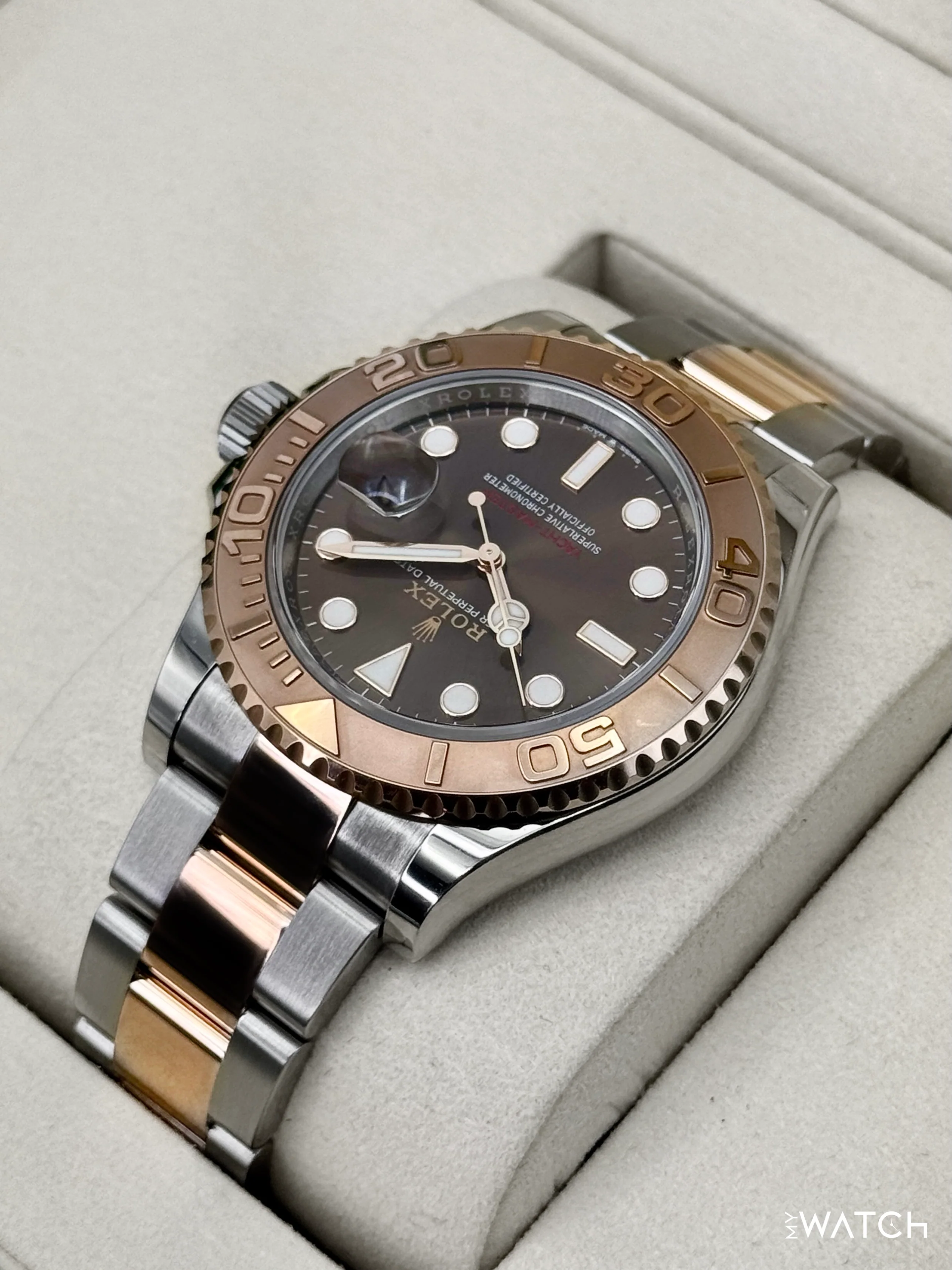 2025 Rolex Yacht-Master 40mm 126621 Two-Tone Chocolate Dial - Image 7