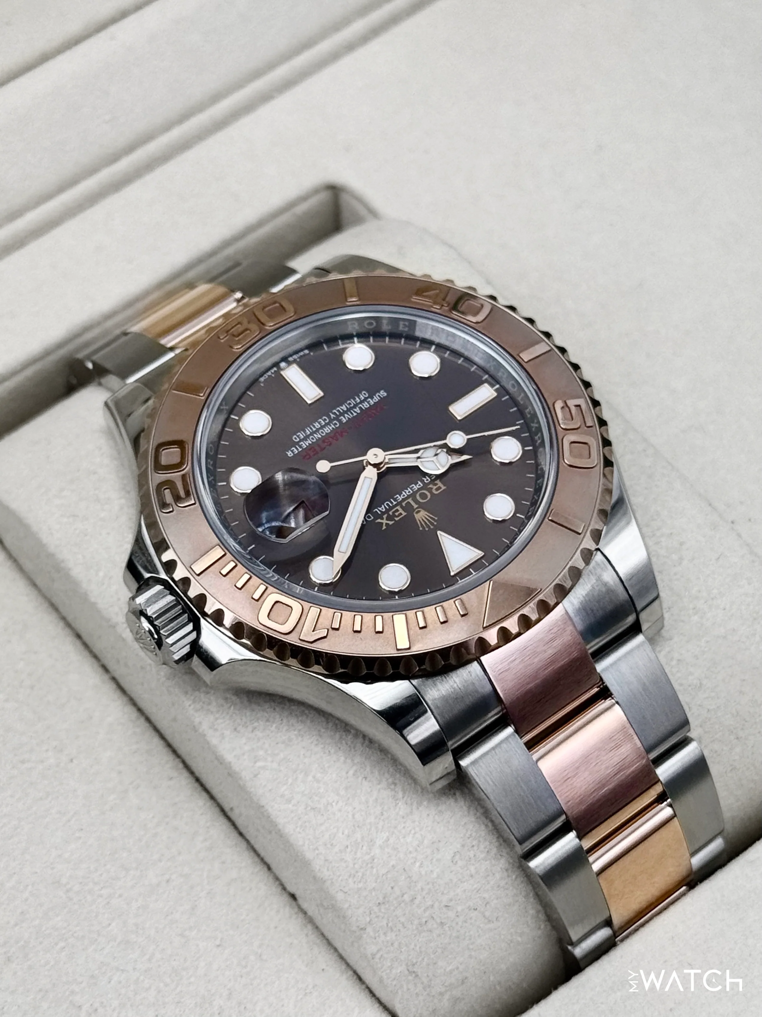 2025 Rolex Yacht-Master 40mm 126621 Two-Tone Chocolate Dial - Image 8