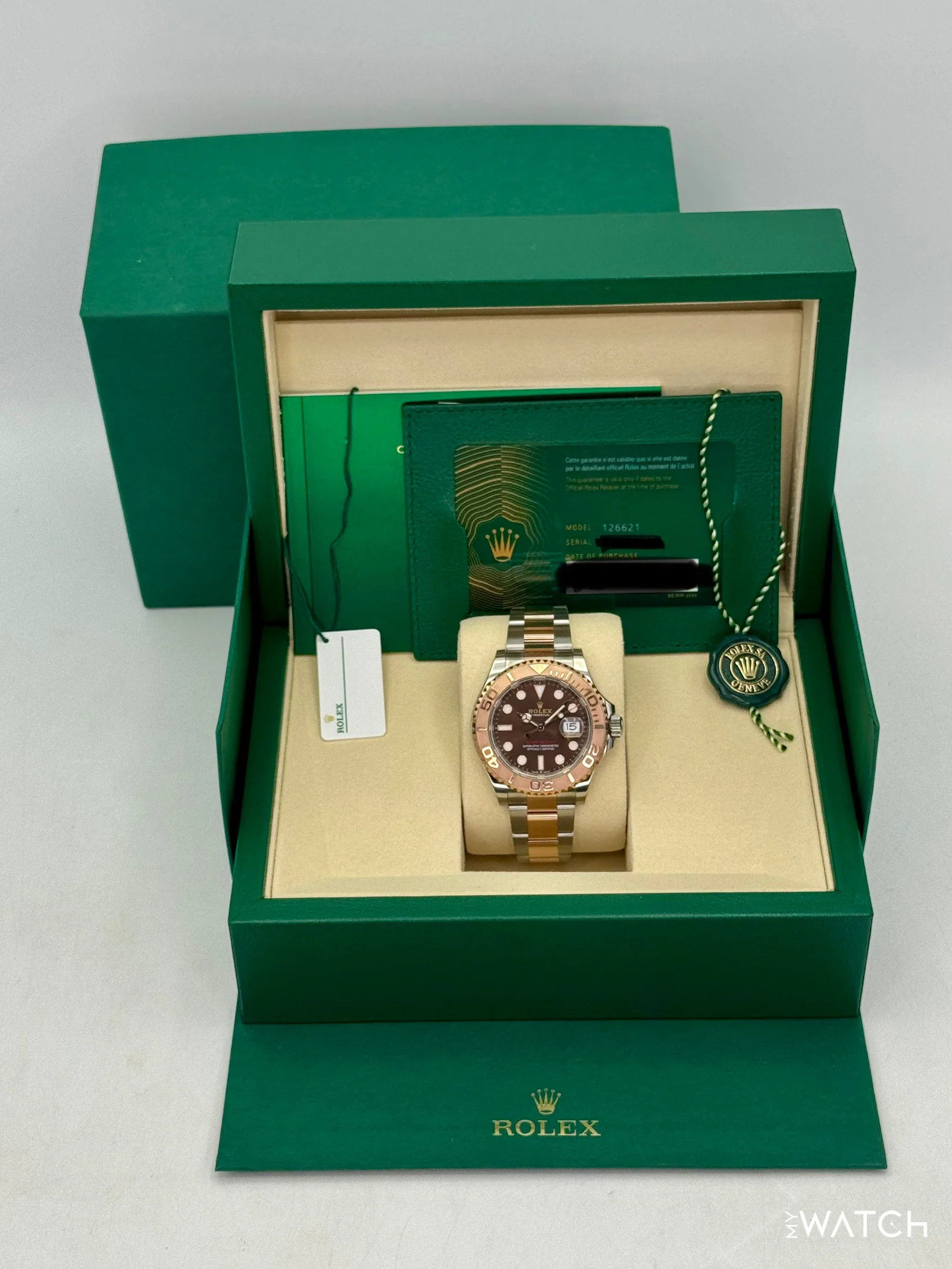 2025 Rolex Yacht-Master 40mm 126621 Two-Tone Chocolate Dial - Image 9