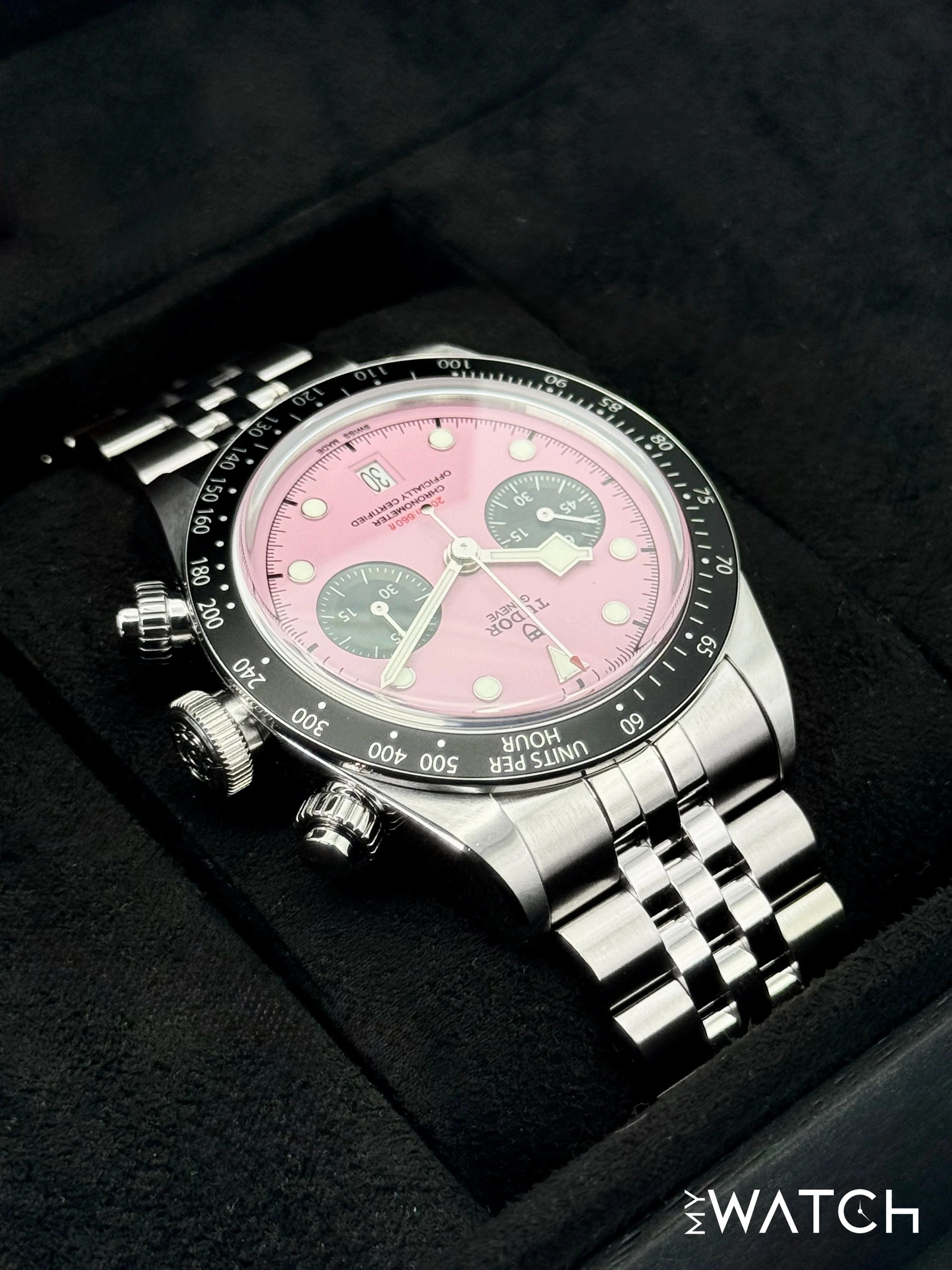 2025 Tudor Black Bay Chrono 41mm 79360N Pink Dial - Image 8