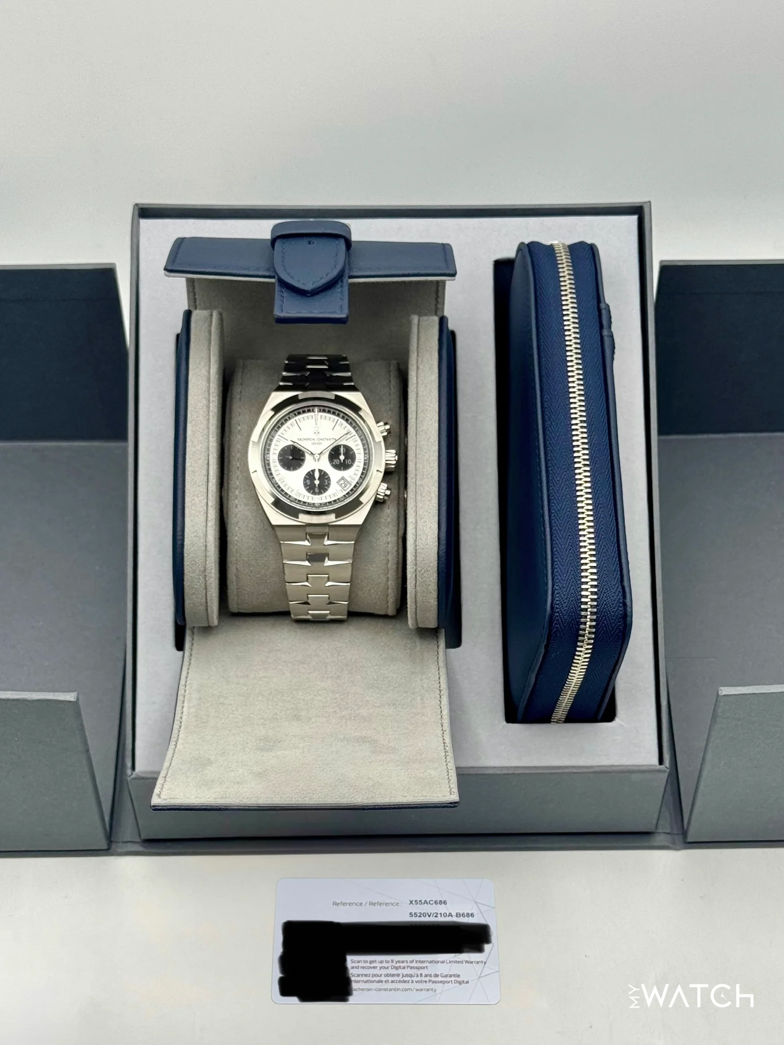 2025 Vacheron Constantin Overseas 42.5mm 5520V Stainless Steel Silver Dial - Image 12