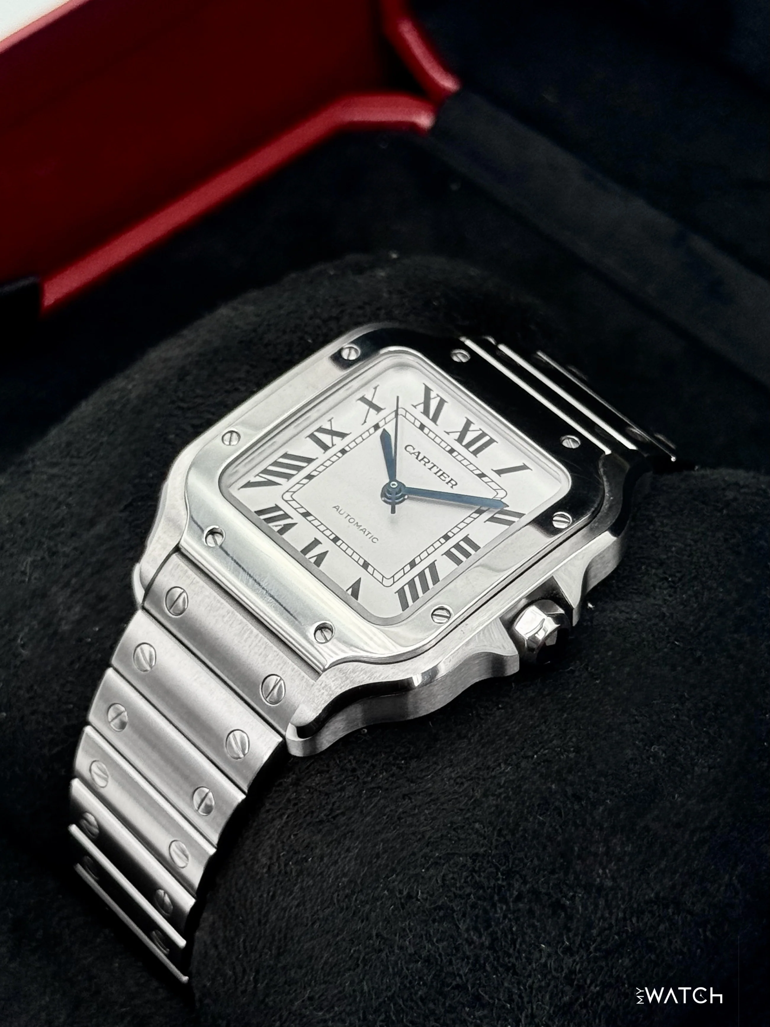 2026 Cartier Santos De Cartier 35.1mm WSSA0029 Stainless Steel White Dial - Image 5