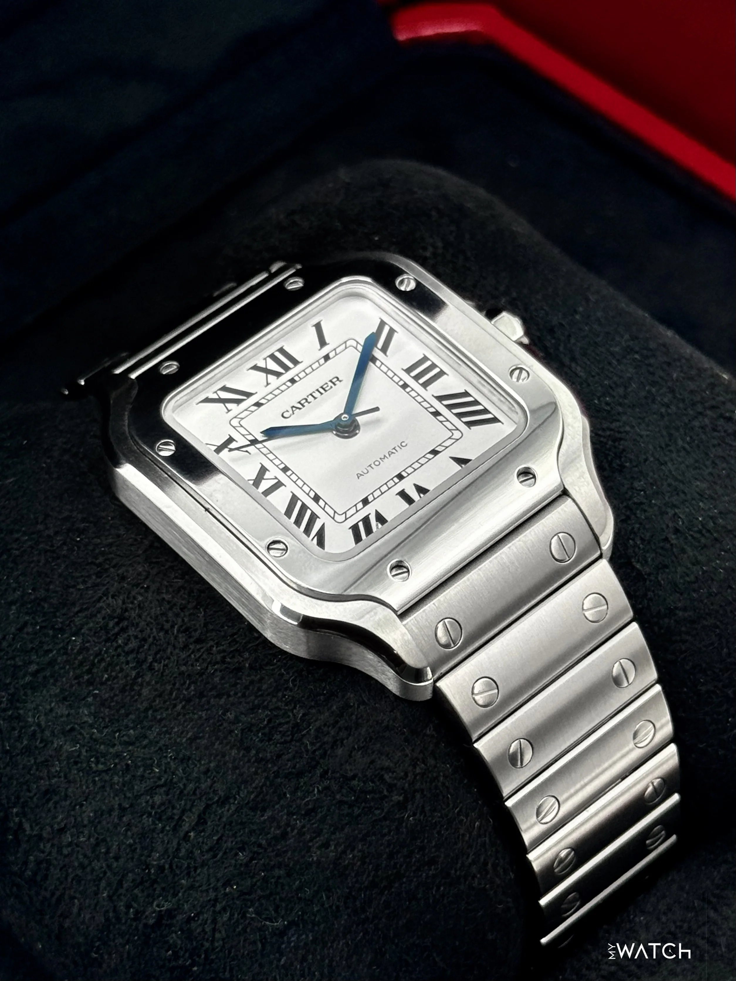 2026 Cartier Santos De Cartier 35.1mm WSSA0029 Stainless Steel White Dial - Image 6