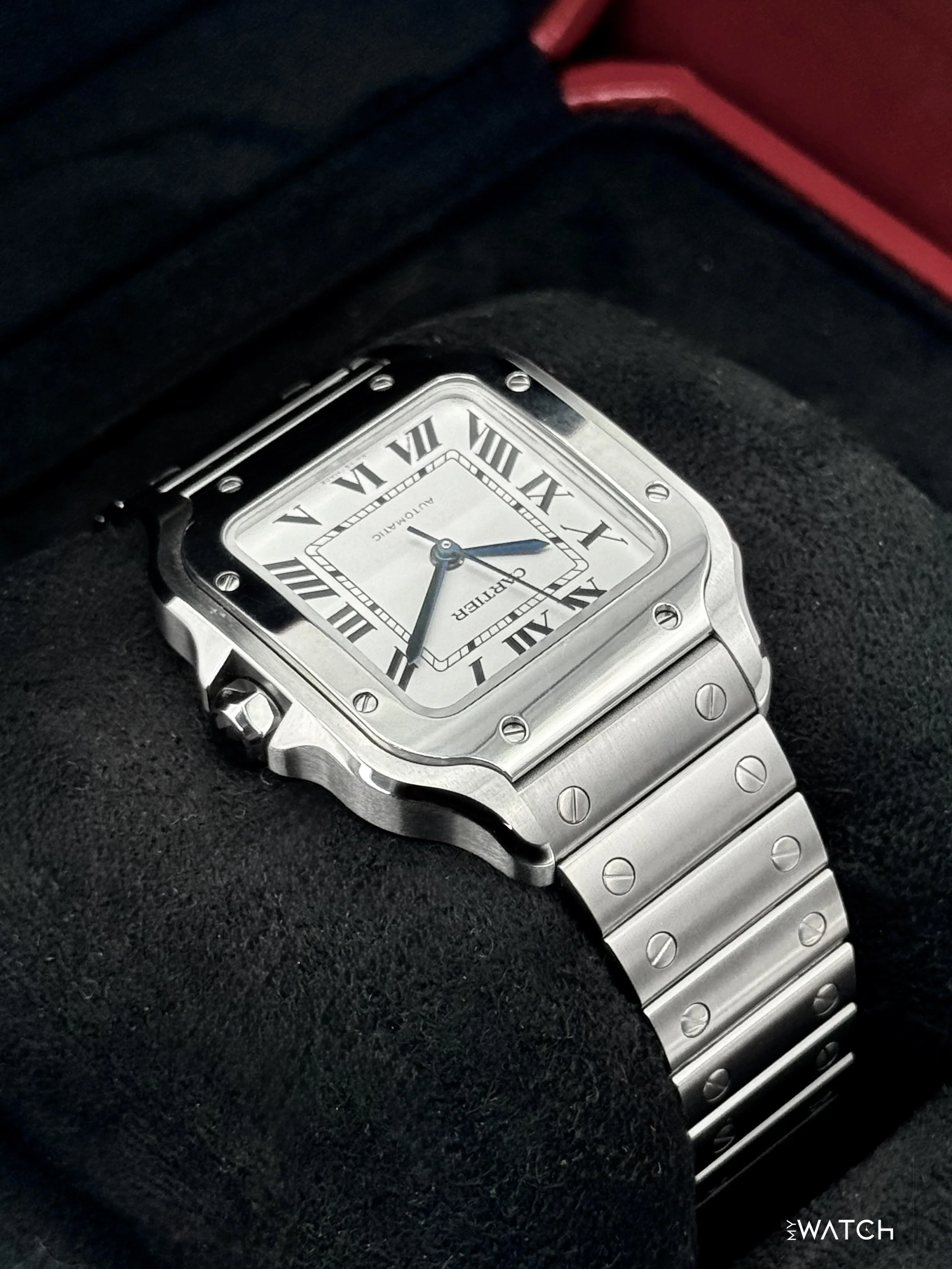 2026 Cartier Santos De Cartier 35.1mm WSSA0029 Stainless Steel White Dial - Image 8